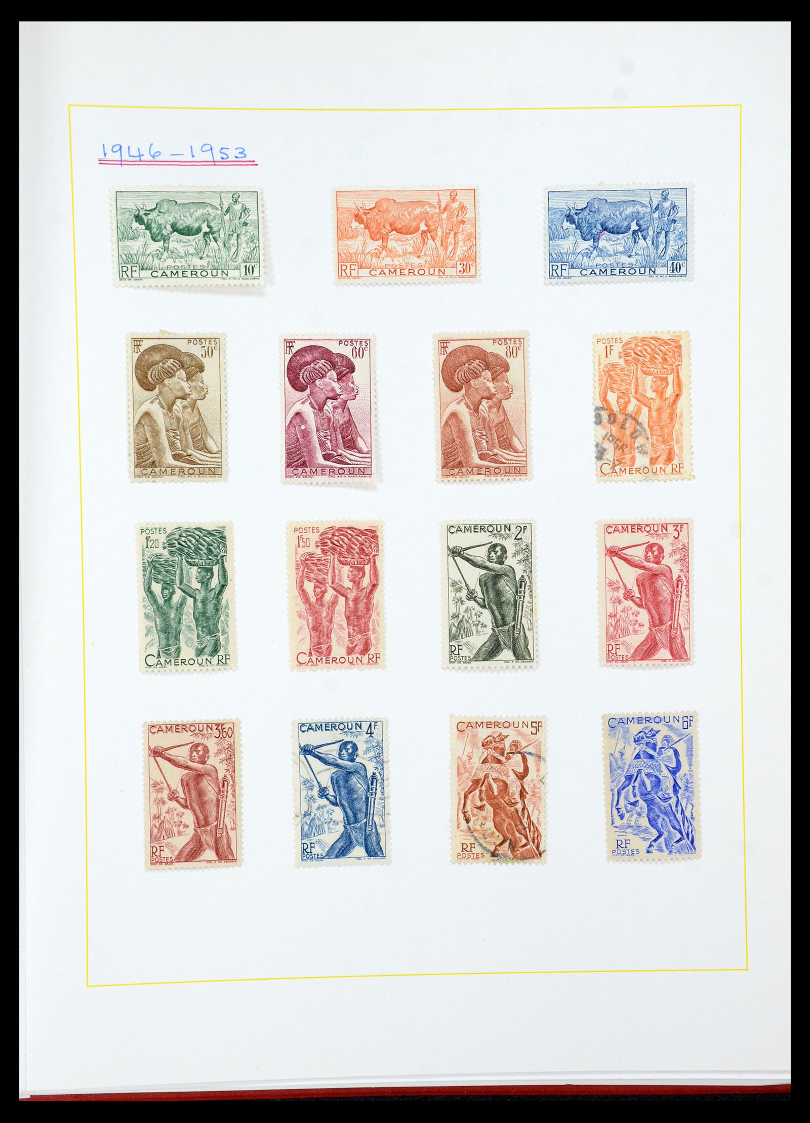 36099 018 - Postzegelverzameling 36099 Franse koloniën 1885-1950.