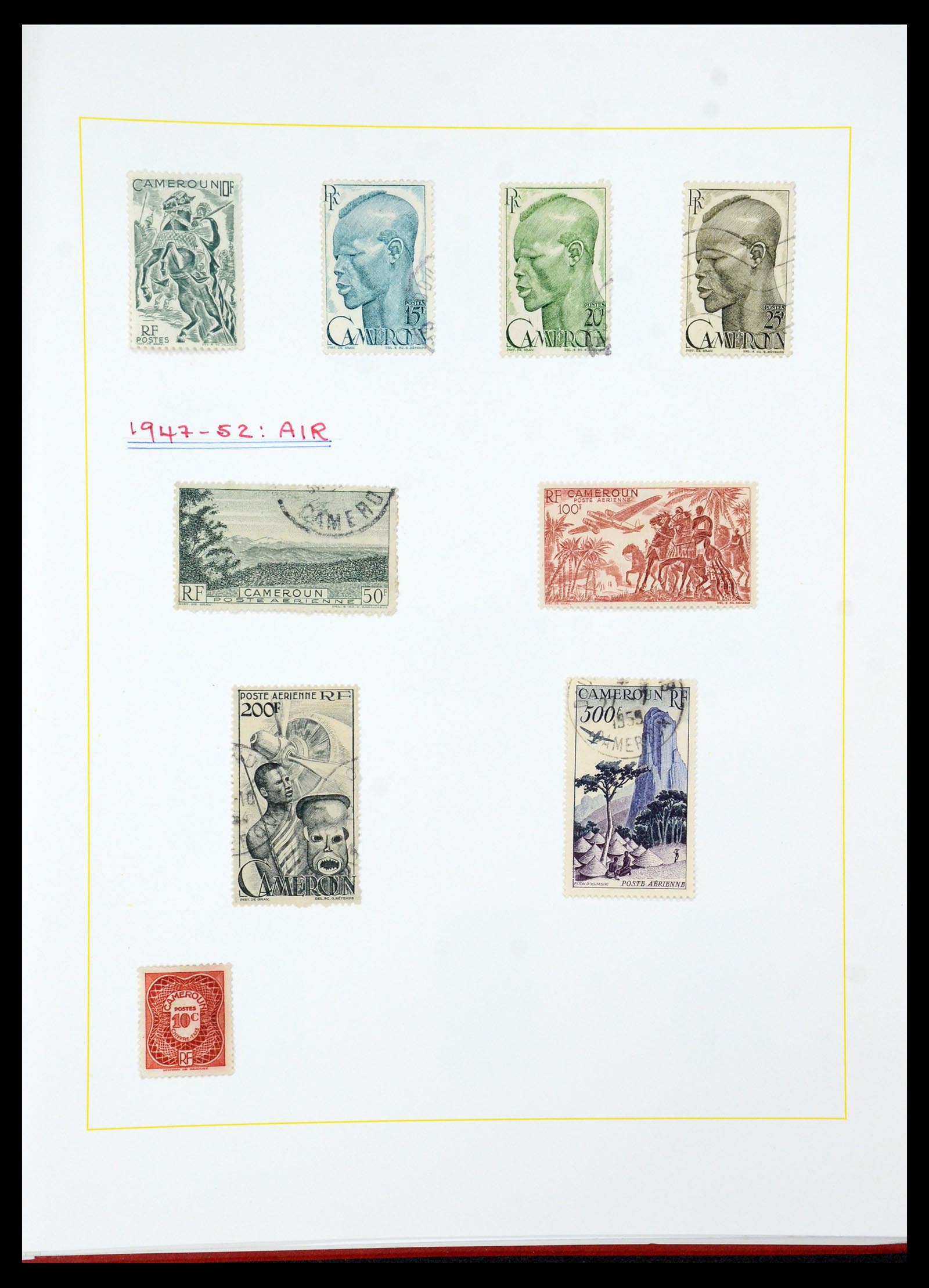 36099 019 - Postzegelverzameling 36099 Franse koloniën 1885-1950.