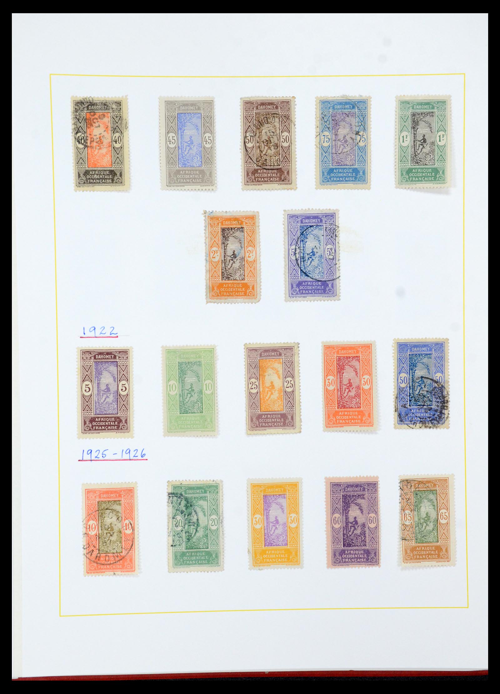 36099 022 - Postzegelverzameling 36099 Franse koloniën 1885-1950.