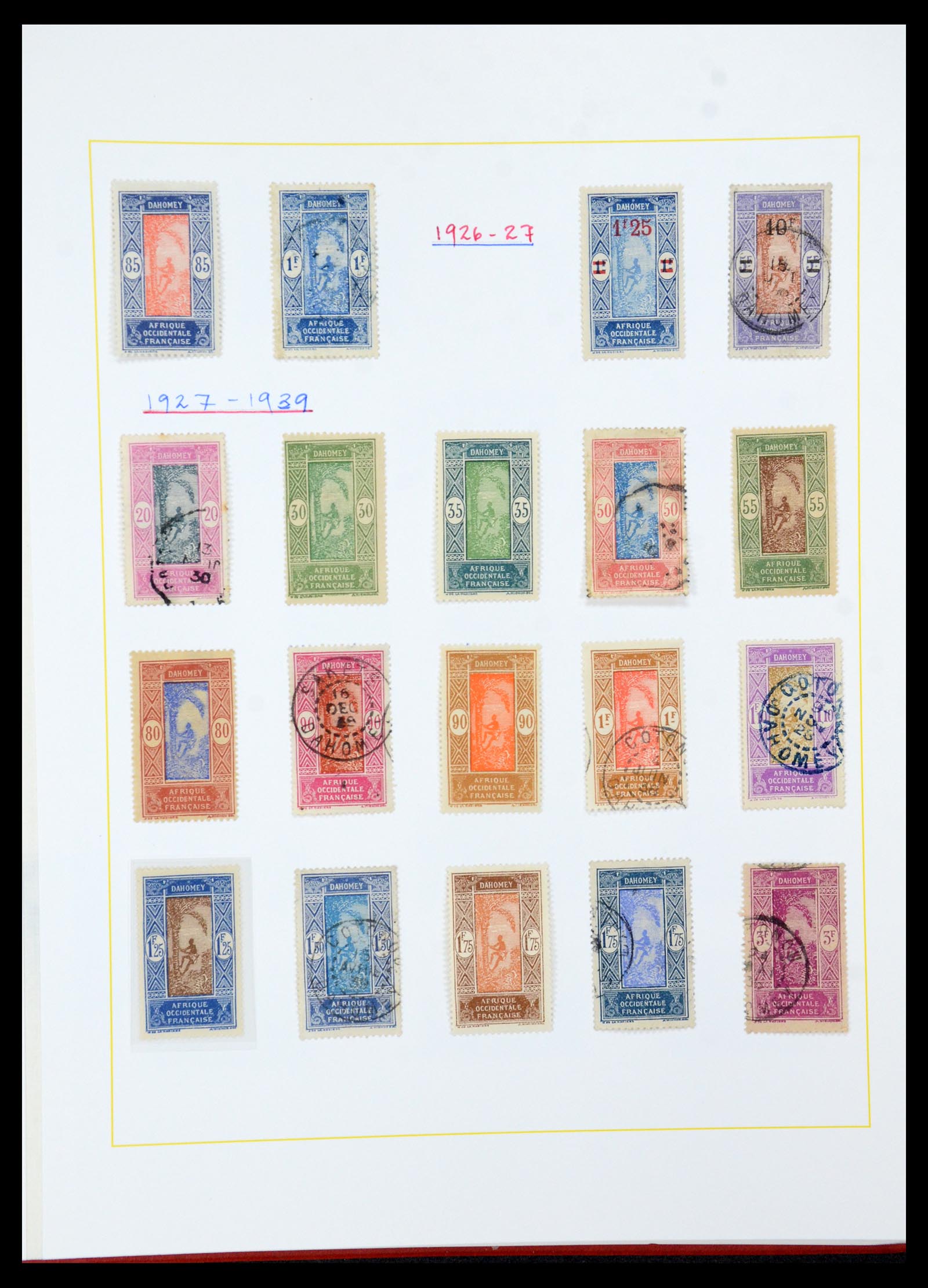 36099 023 - Stamp collection 36099 French coonies 1885-1950.