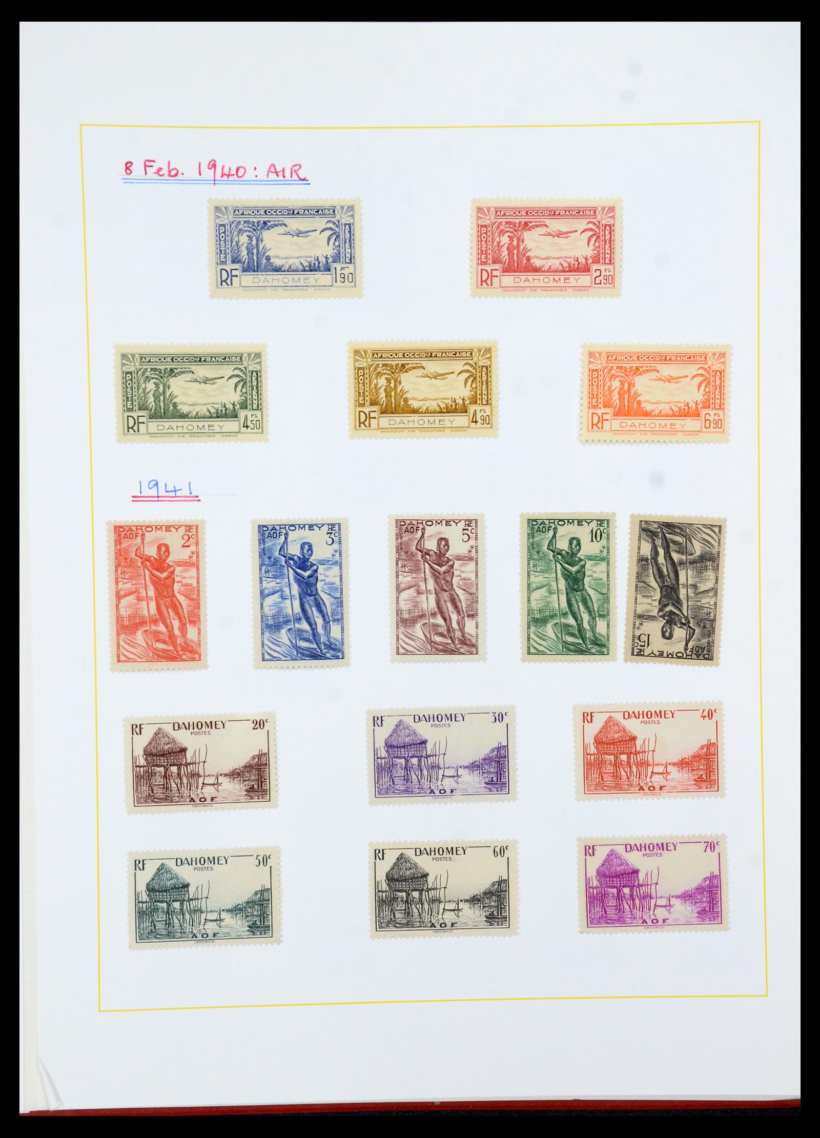 36099 024 - Postzegelverzameling 36099 Franse koloniën 1885-1950.