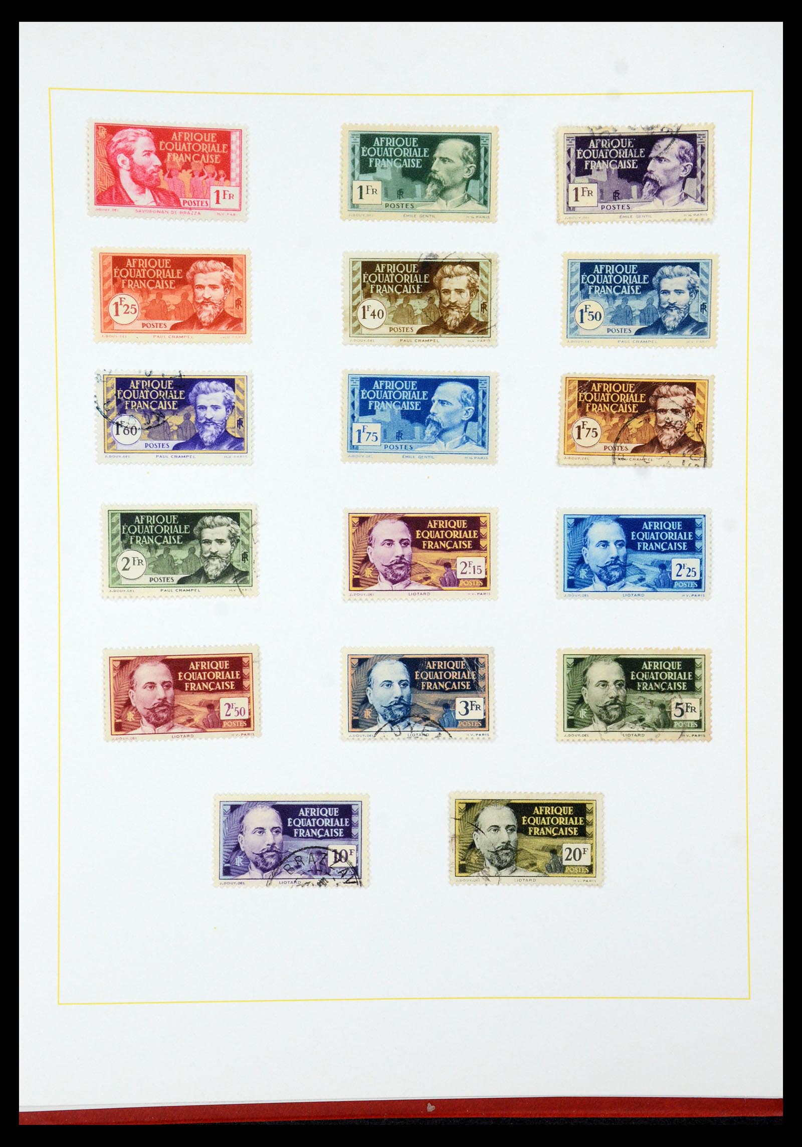 36099 034 - Postzegelverzameling 36099 Franse koloniën 1885-1950.