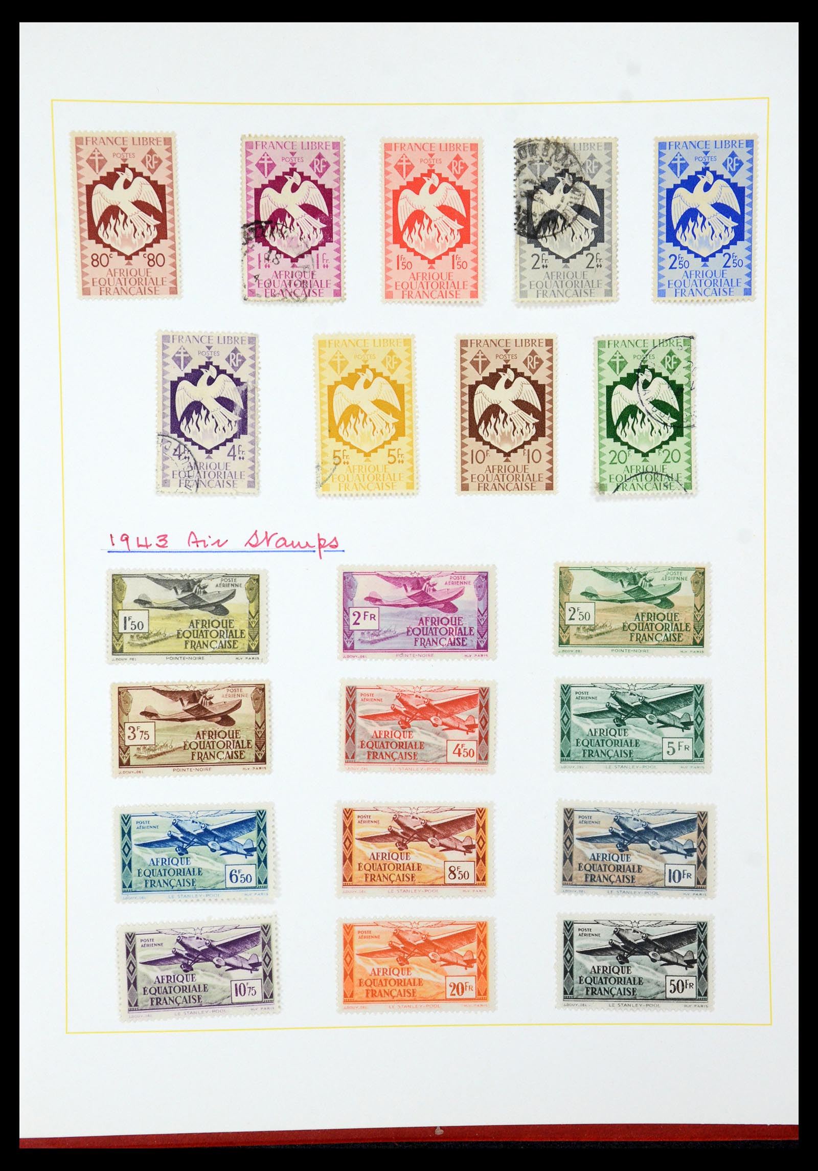 36099 036 - Postzegelverzameling 36099 Franse koloniën 1885-1950.