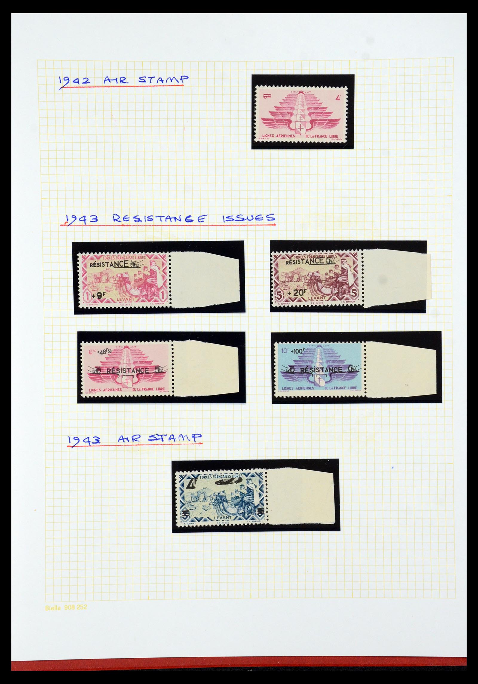 36099 044 - Postzegelverzameling 36099 Franse koloniën 1885-1950.