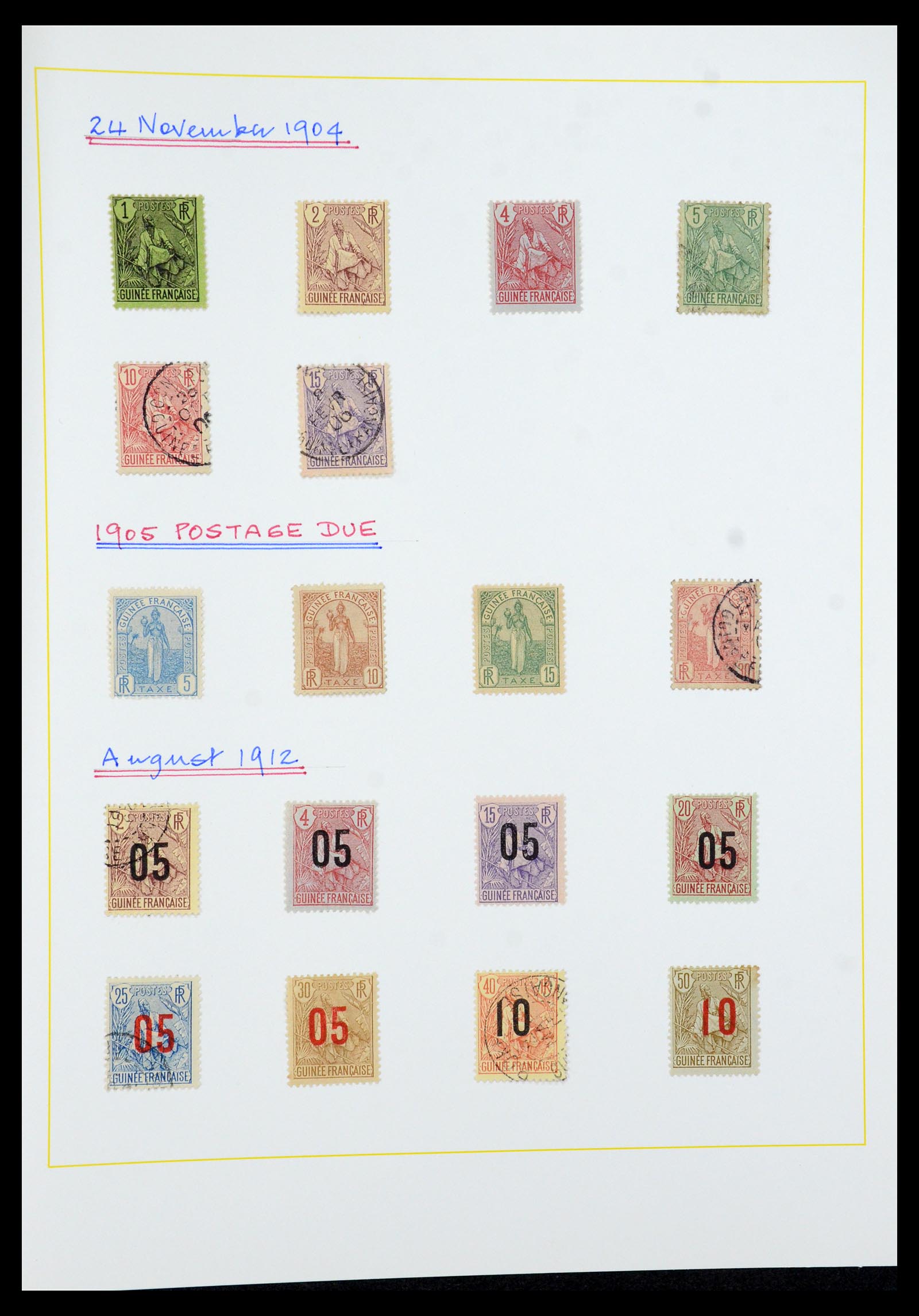 36099 045 - Postzegelverzameling 36099 Franse koloniën 1885-1950.