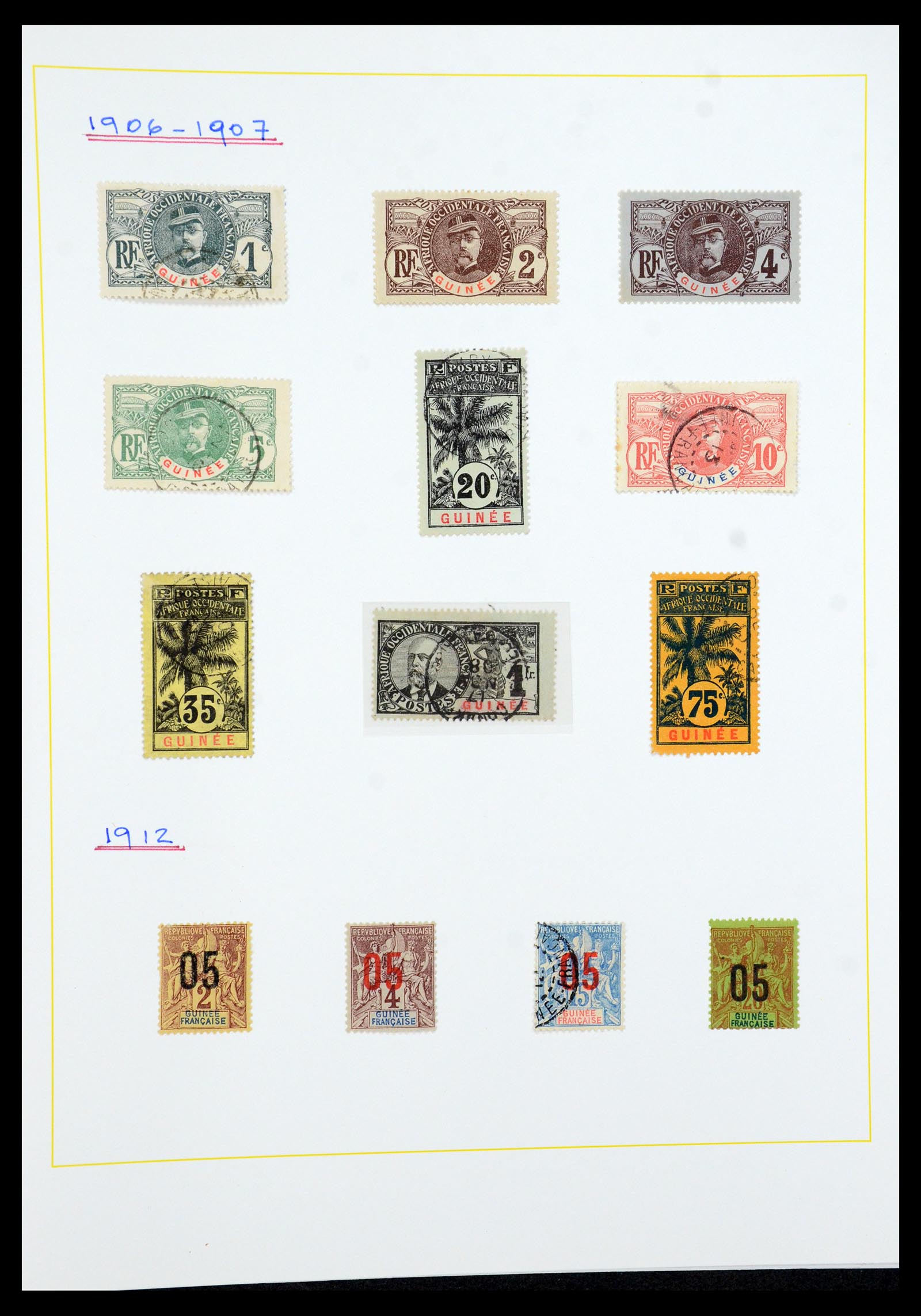 36099 046 - Postzegelverzameling 36099 Franse koloniën 1885-1950.