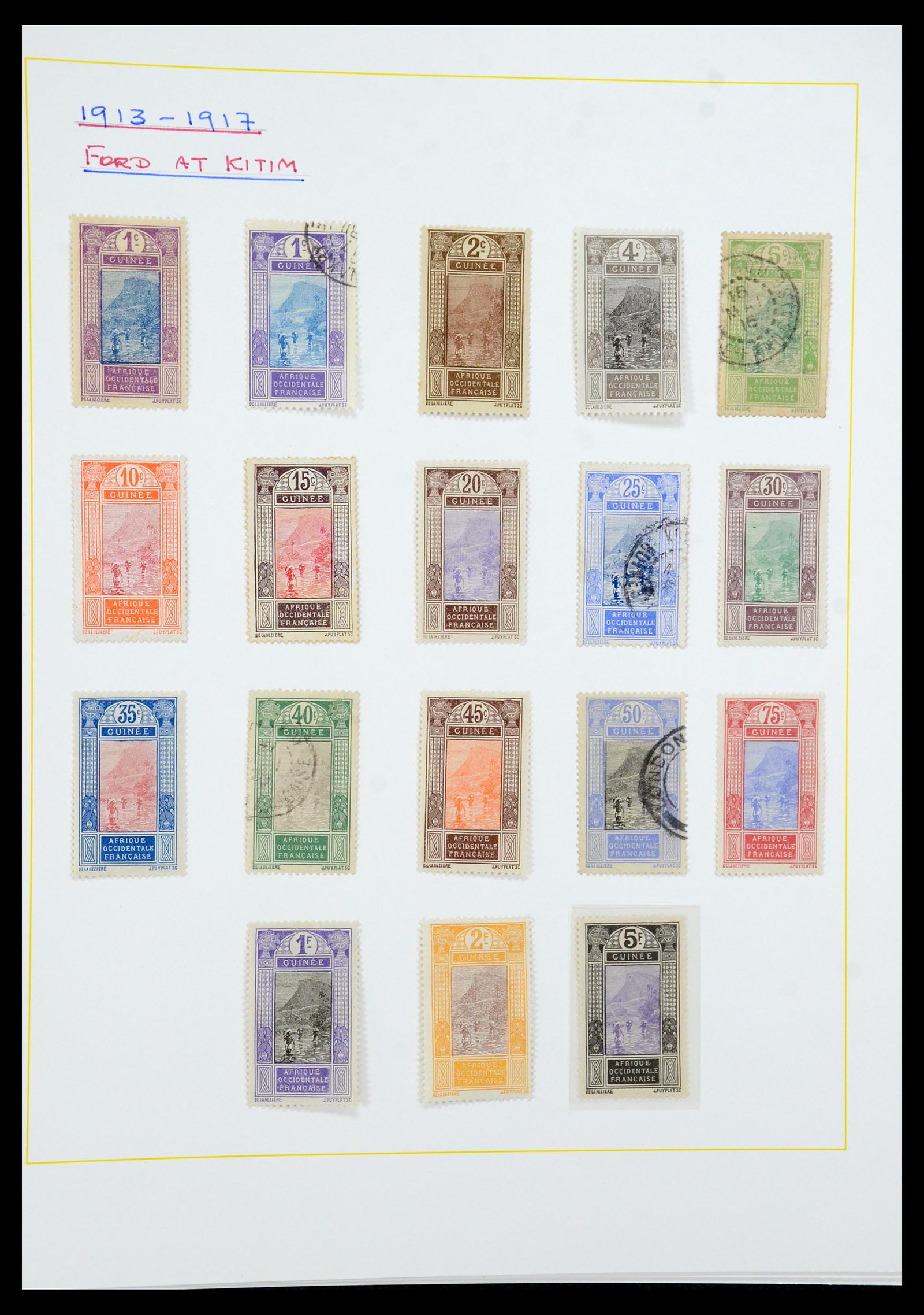 36099 047 - Postzegelverzameling 36099 Franse koloniën 1885-1950.