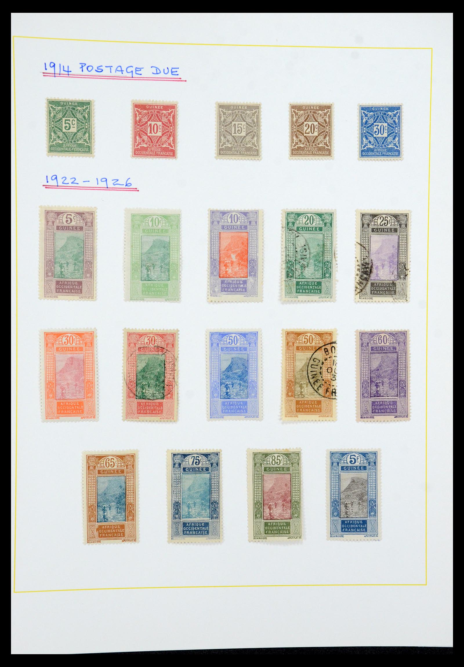 36099 048 - Postzegelverzameling 36099 Franse koloniën 1885-1950.