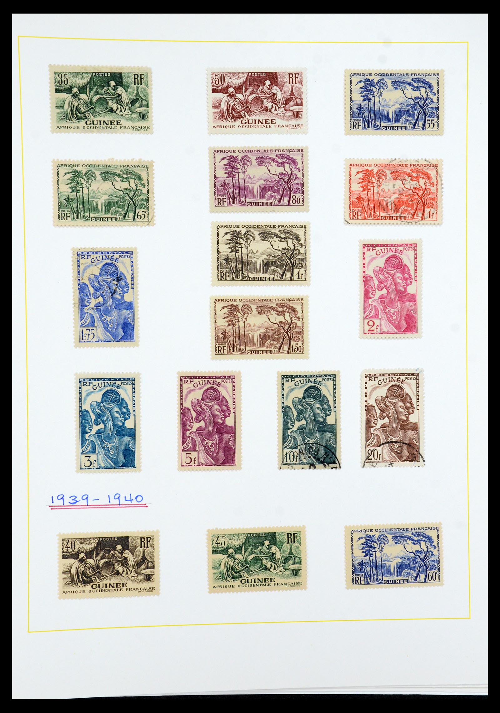 36099 050 - Postzegelverzameling 36099 Franse koloniën 1885-1950.