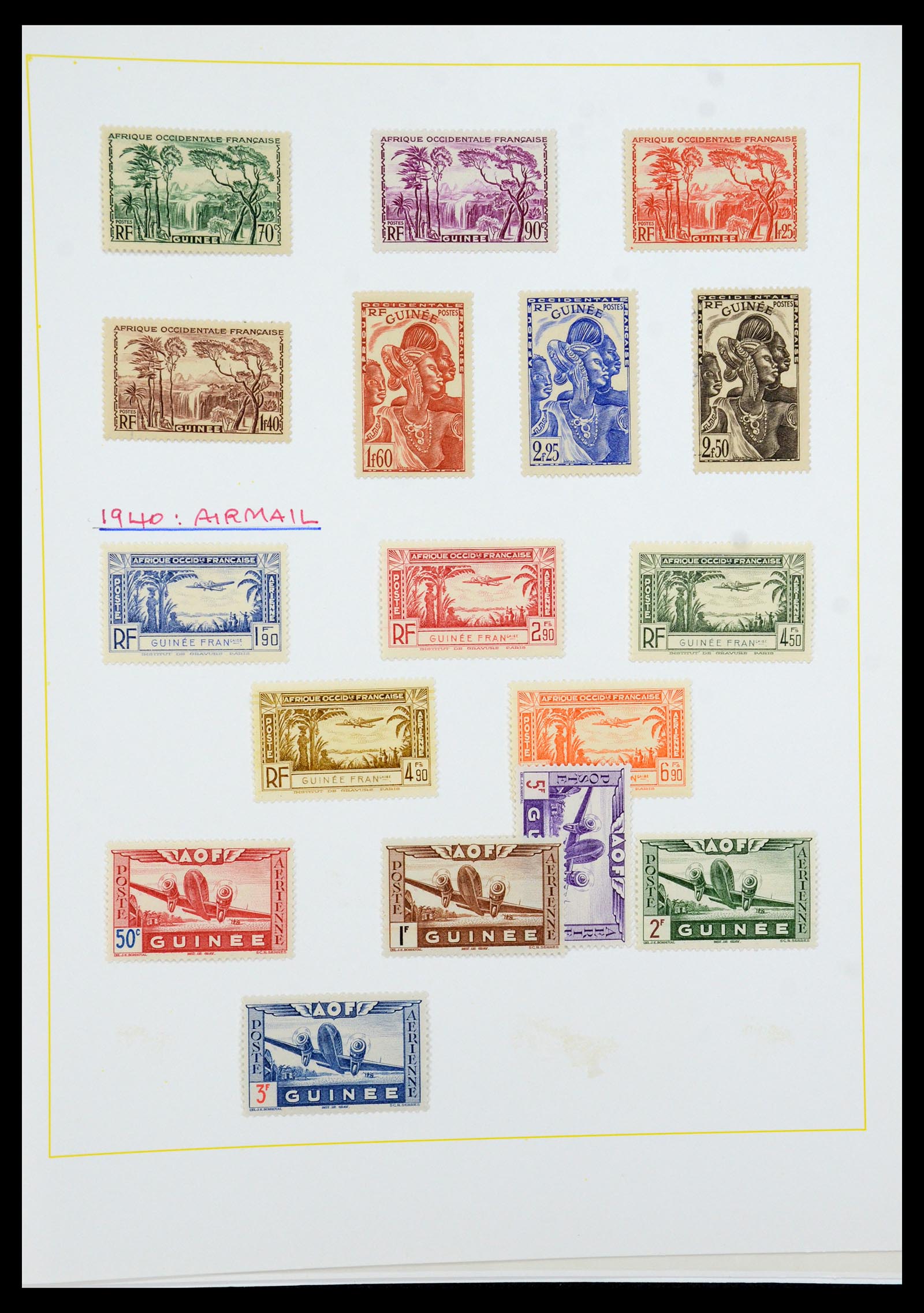36099 051 - Postzegelverzameling 36099 Franse koloniën 1885-1950.
