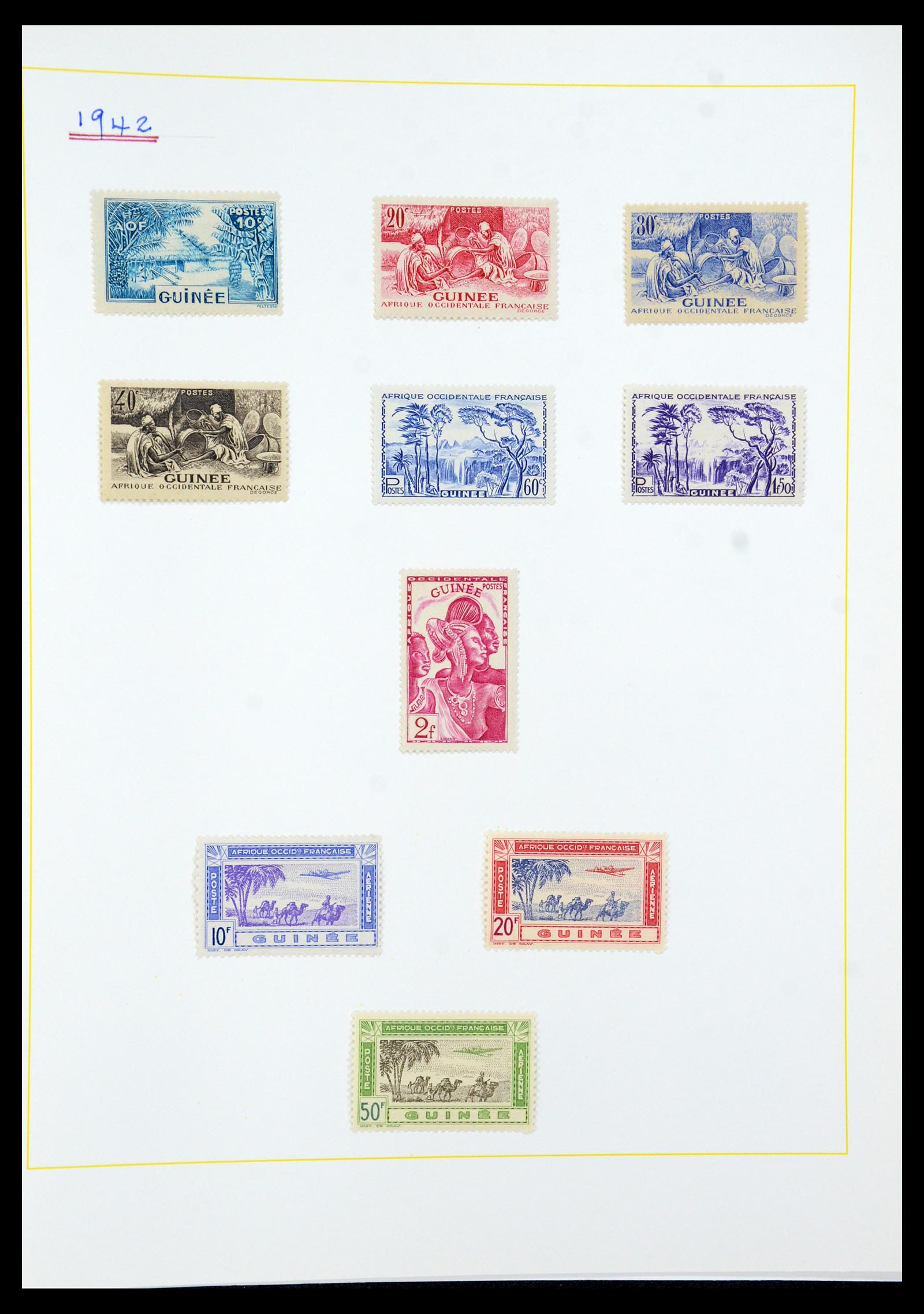 36099 052 - Postzegelverzameling 36099 Franse koloniën 1885-1950.
