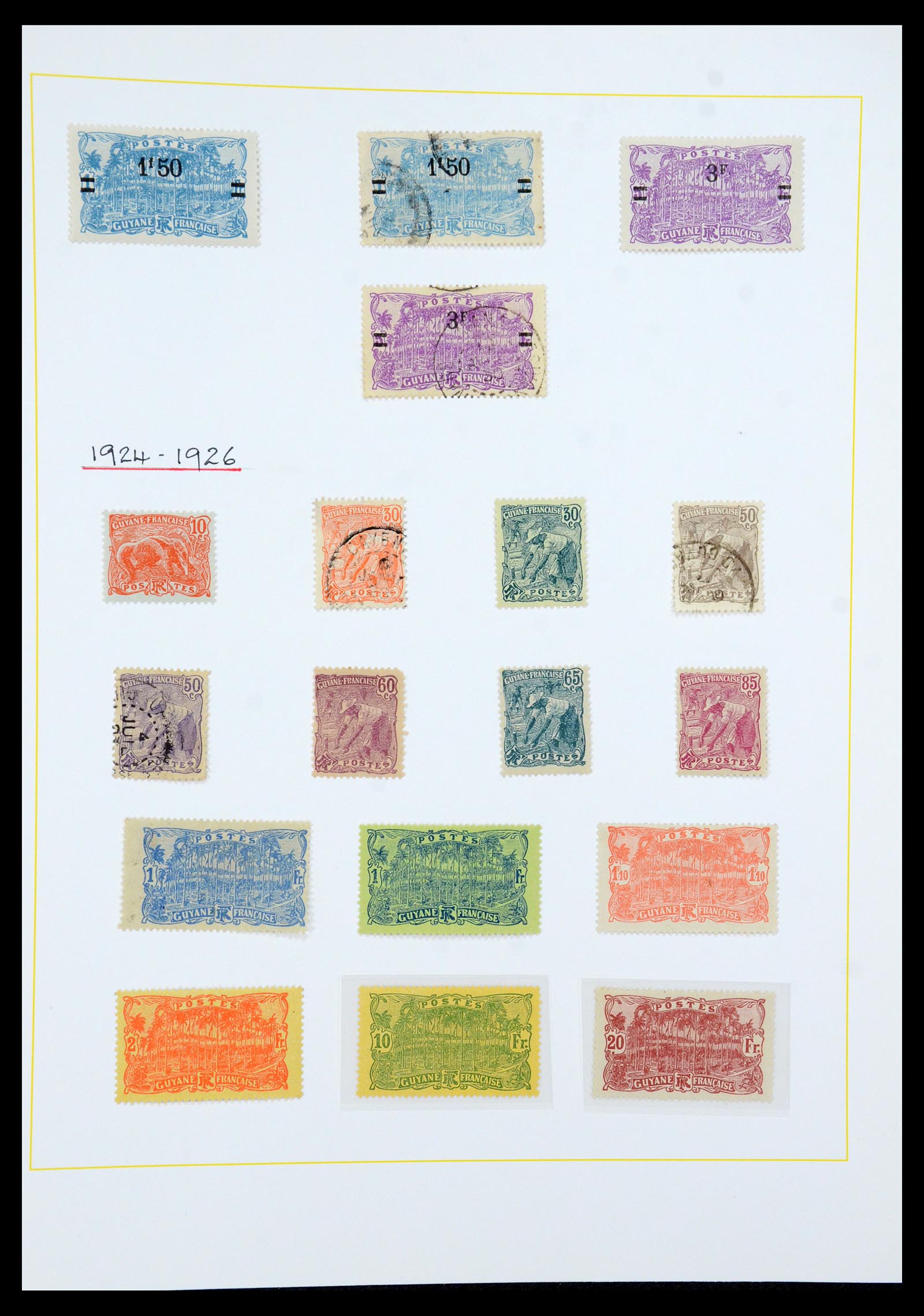 36099 055 - Postzegelverzameling 36099 Franse koloniën 1885-1950.