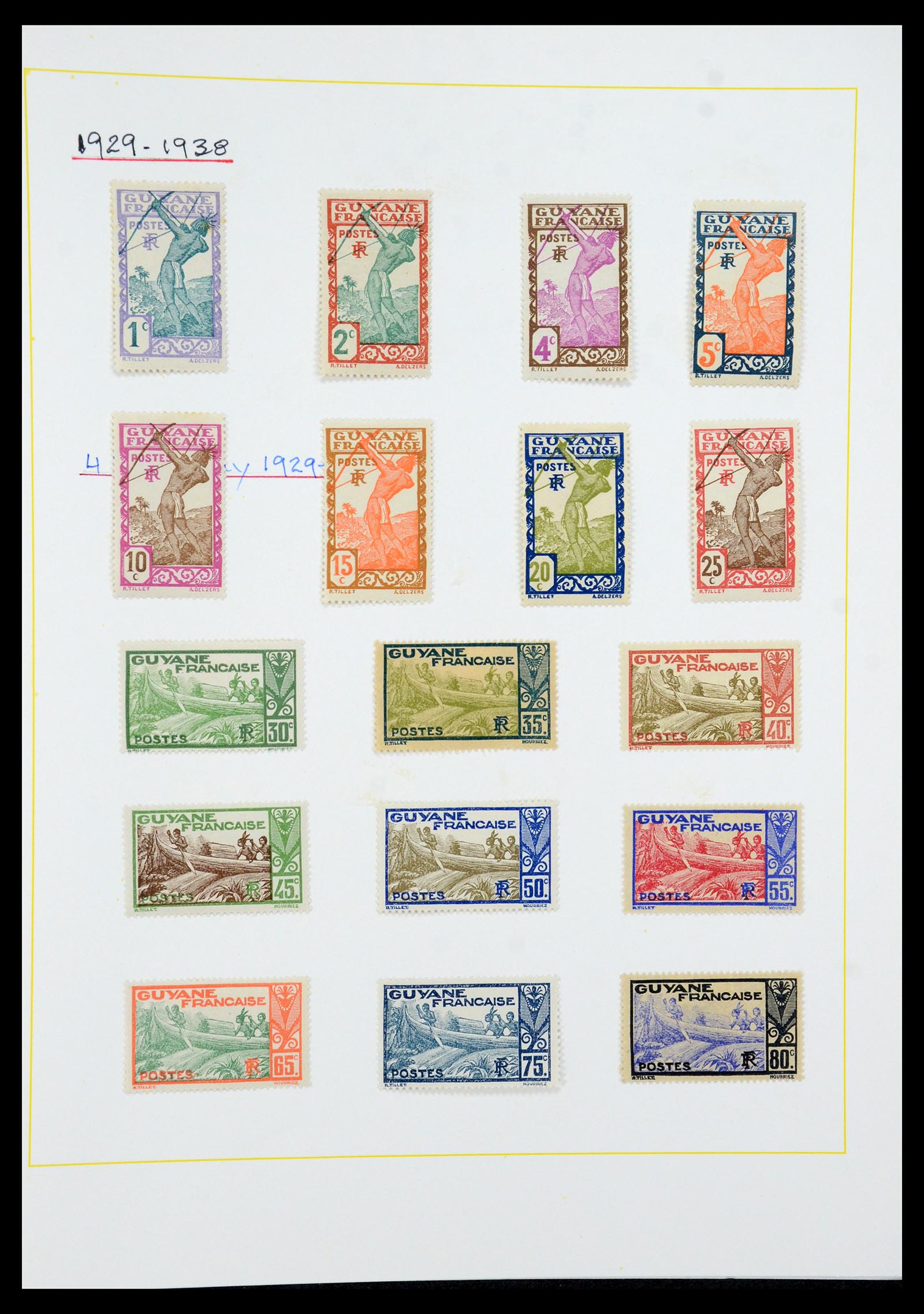 36099 056 - Stamp collection 36099 French coonies 1885-1950.