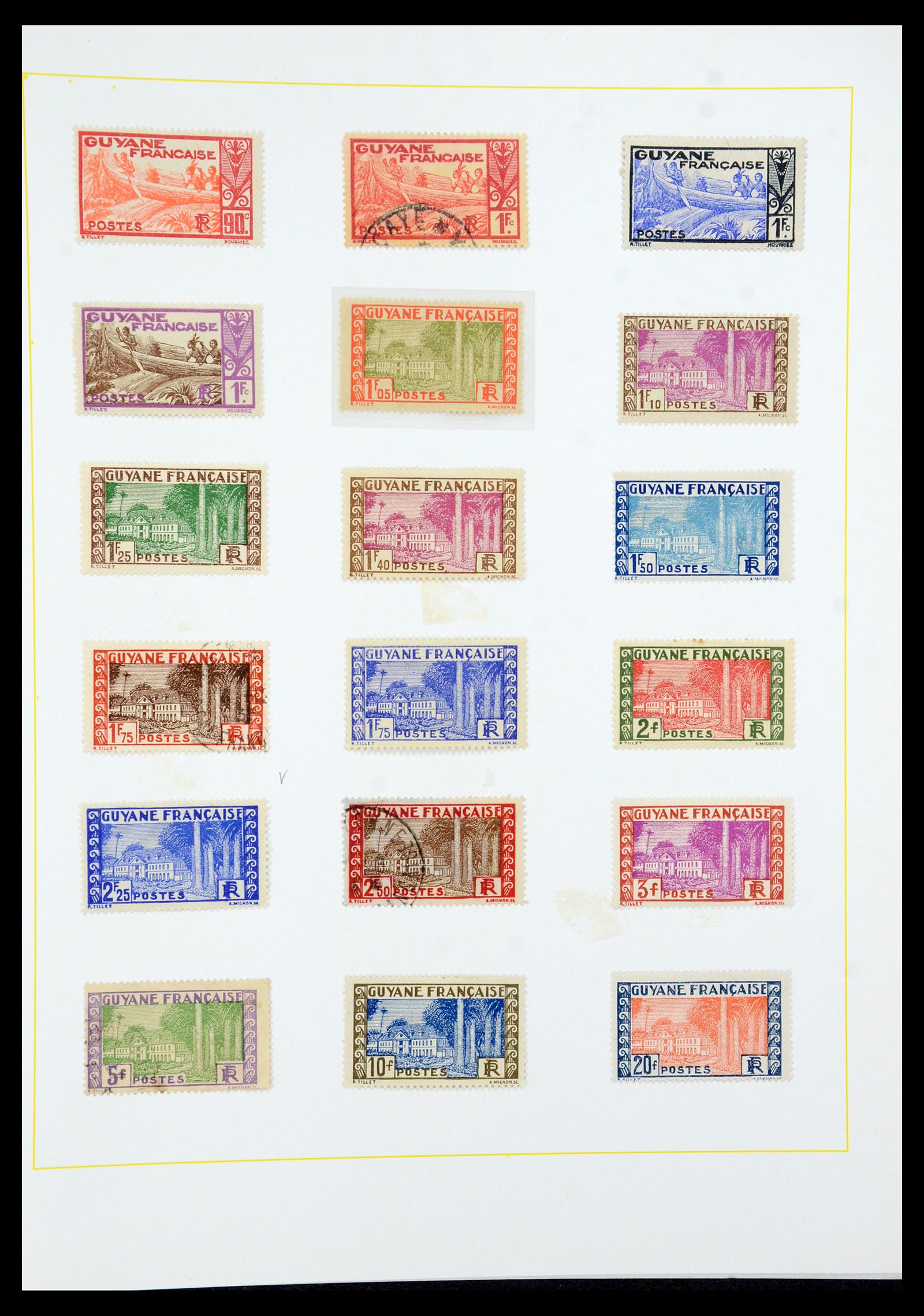 36099 057 - Stamp collection 36099 French coonies 1885-1950.