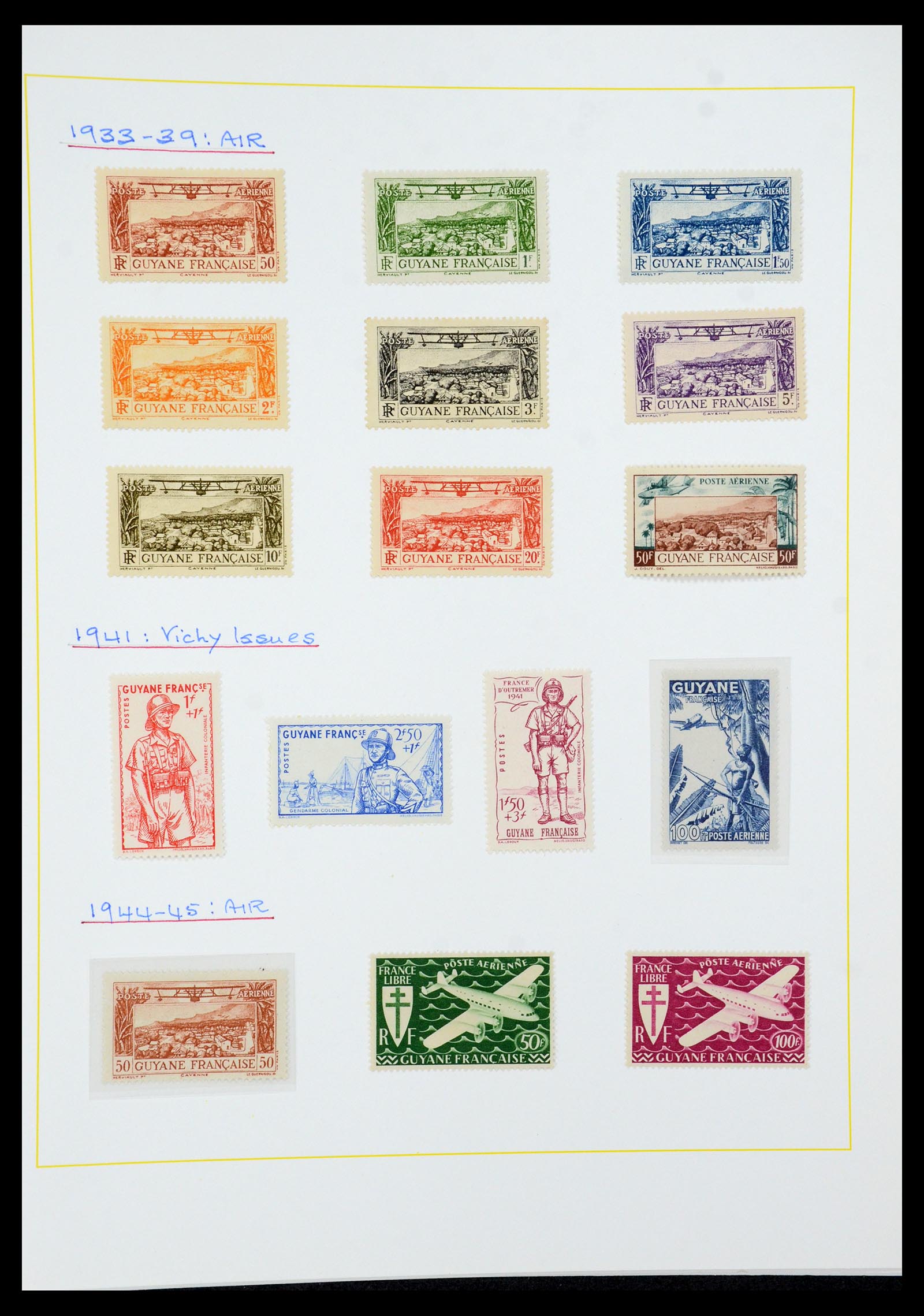 36099 059 - Stamp collection 36099 French coonies 1885-1950.