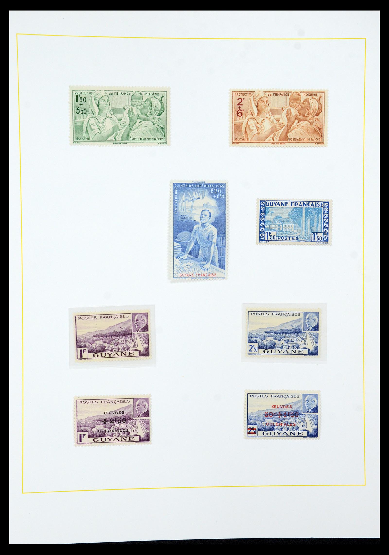 36099 060 - Postzegelverzameling 36099 Franse koloniën 1885-1950.