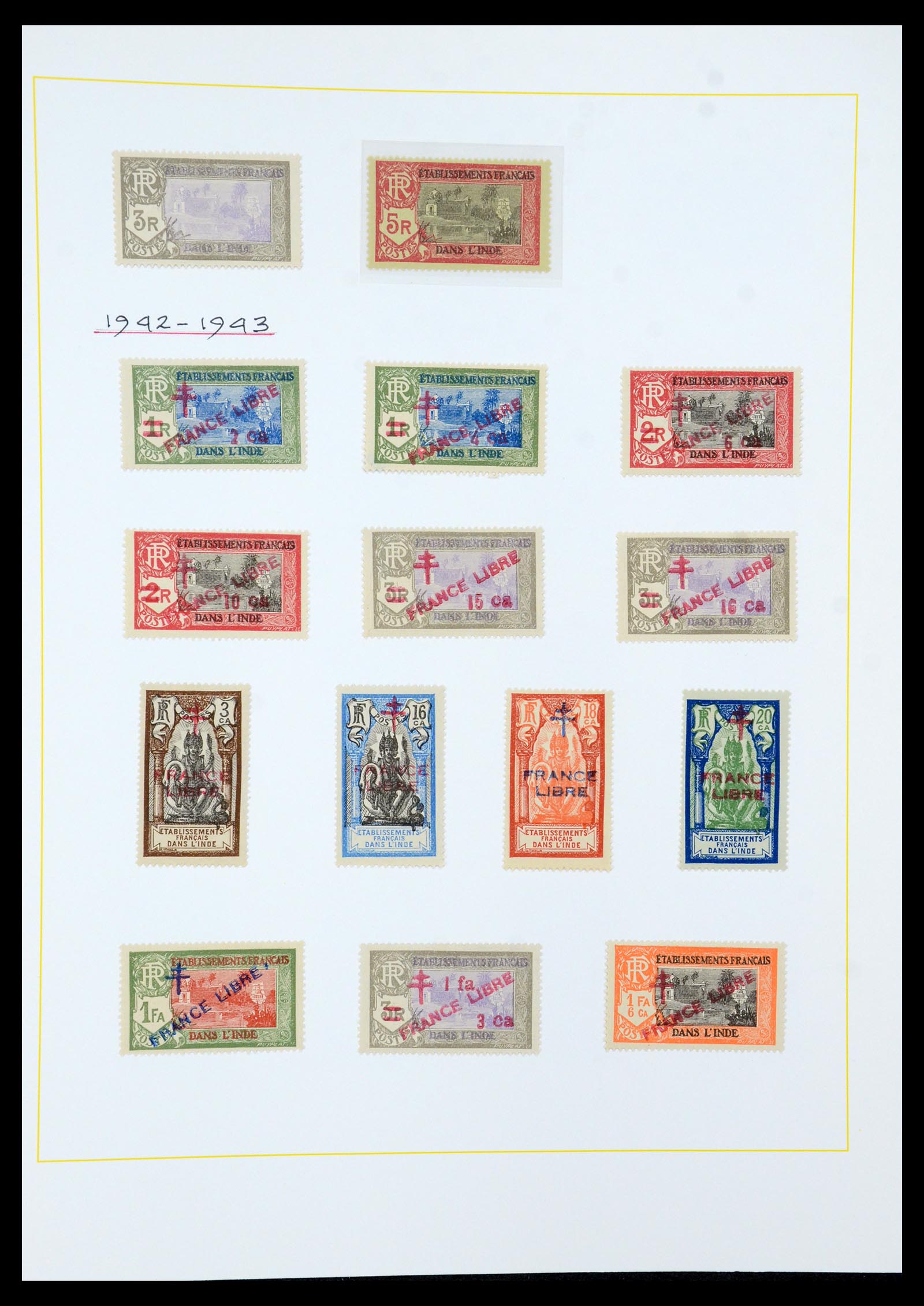 36099 066 - Postzegelverzameling 36099 Franse koloniën 1885-1950.
