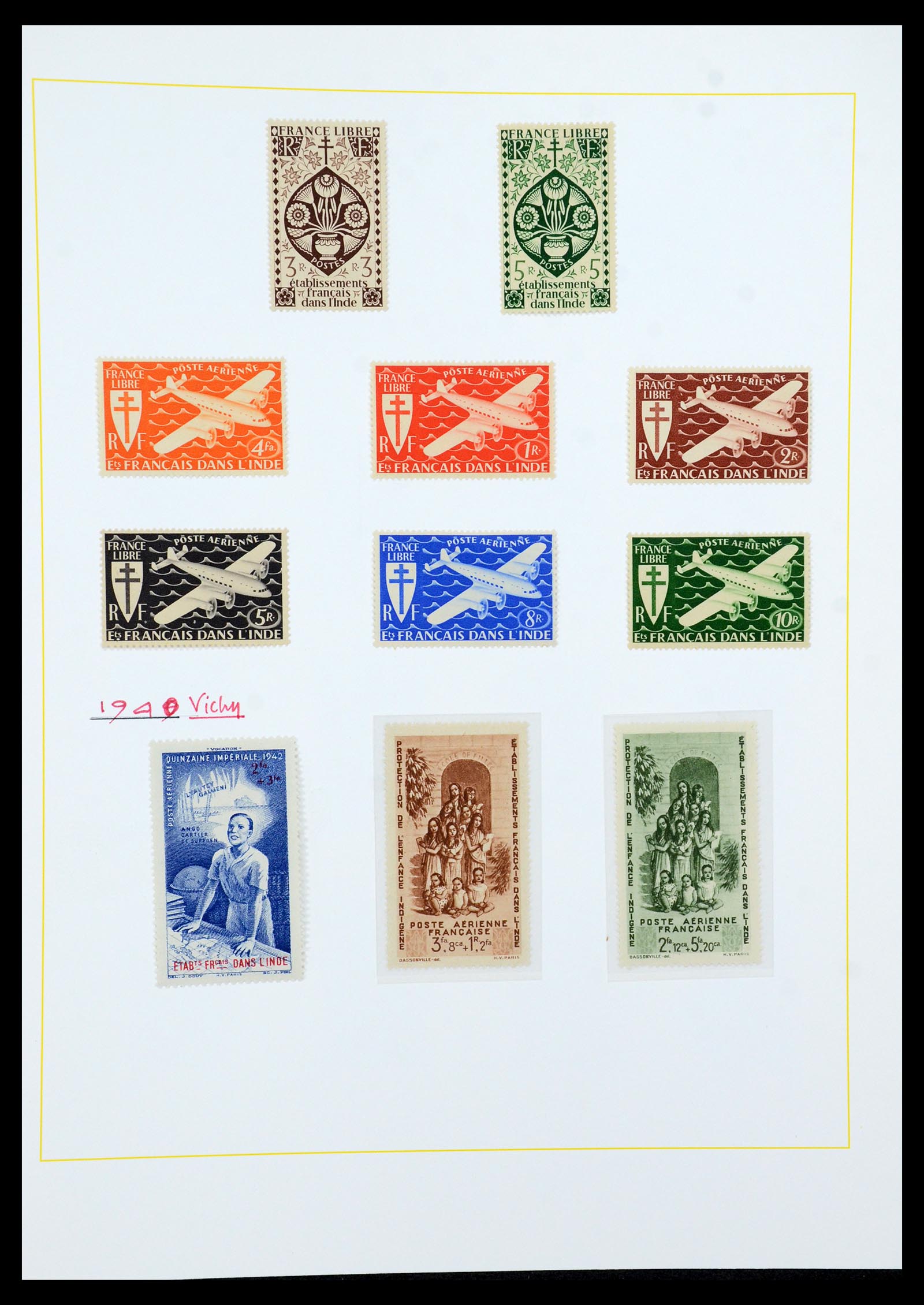 36099 068 - Postzegelverzameling 36099 Franse koloniën 1885-1950.