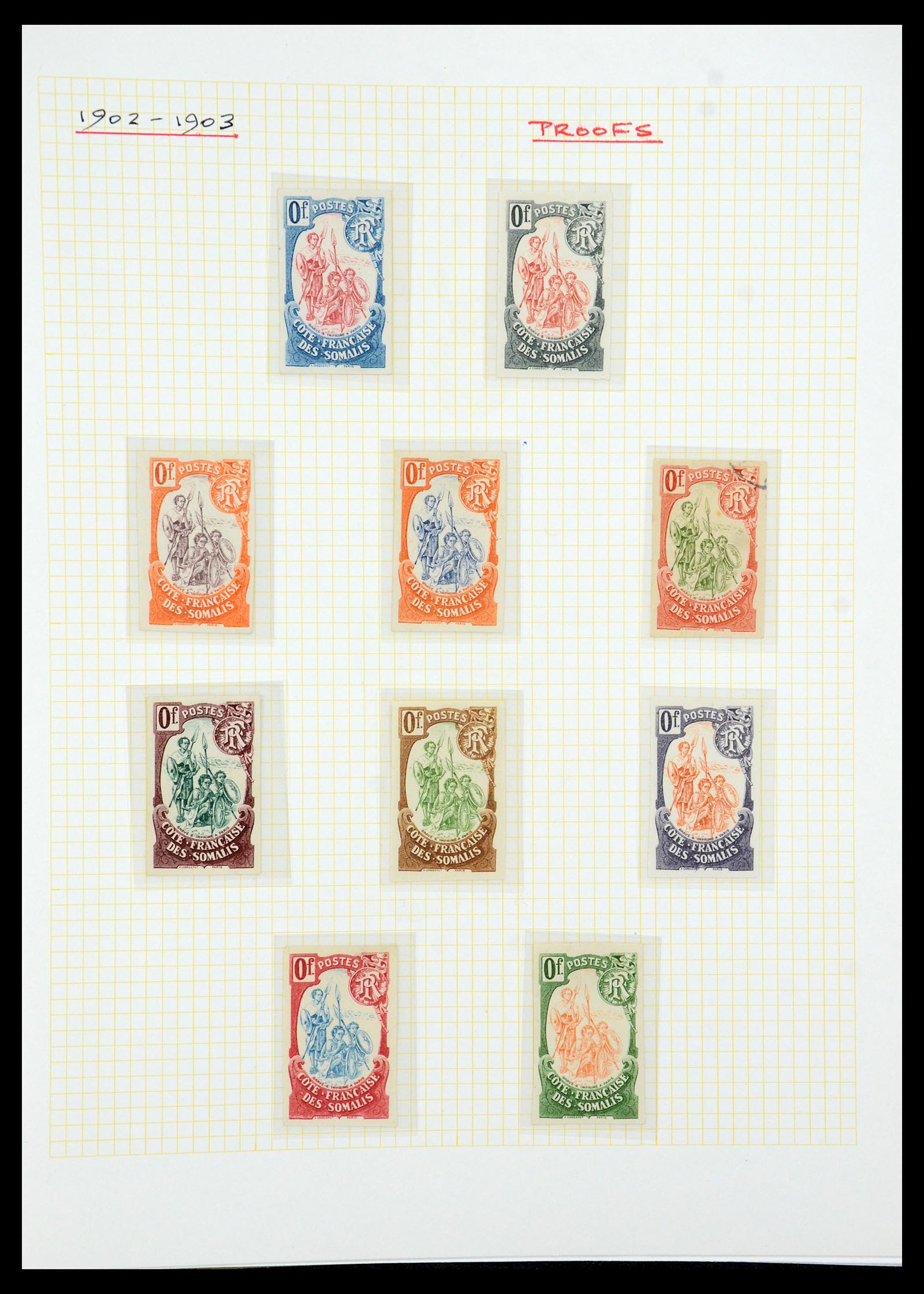 36099 076 - Postzegelverzameling 36099 Franse koloniën 1885-1950.