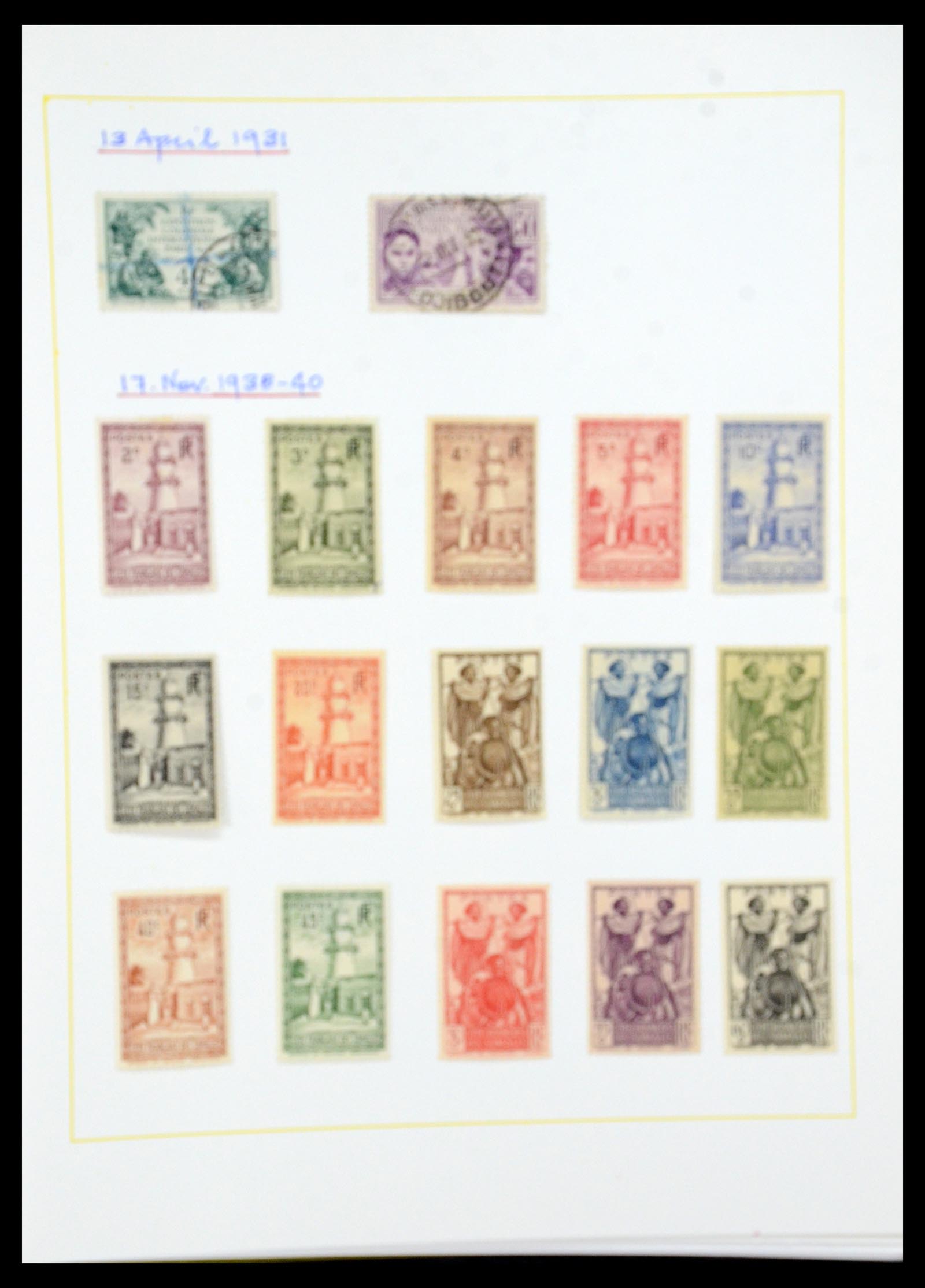 36099 085 - Postzegelverzameling 36099 Franse koloniën 1885-1950.