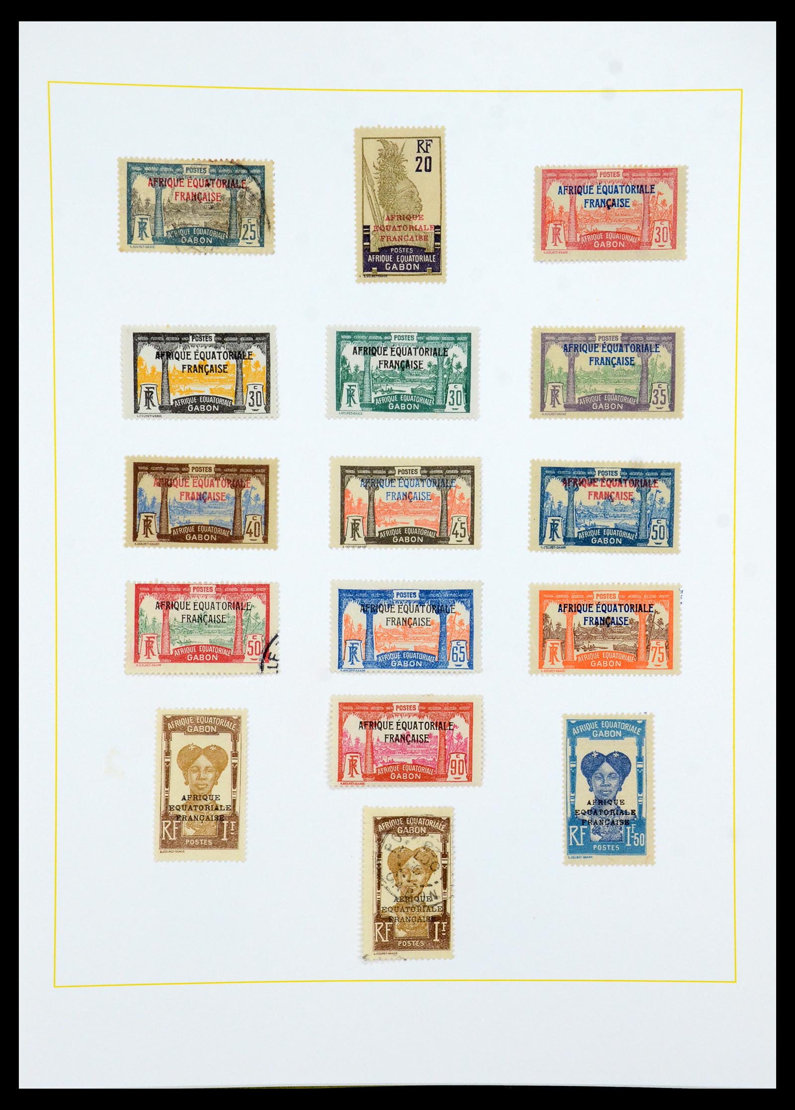 36099 095 - Postzegelverzameling 36099 Franse koloniën 1885-1950.