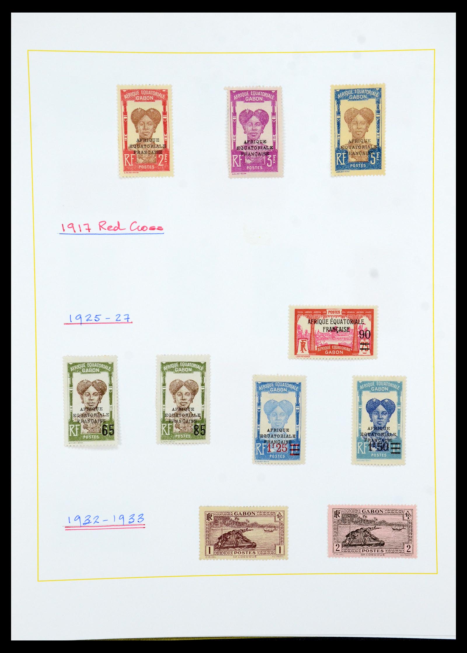 36099 097 - Postzegelverzameling 36099 Franse koloniën 1885-1950.