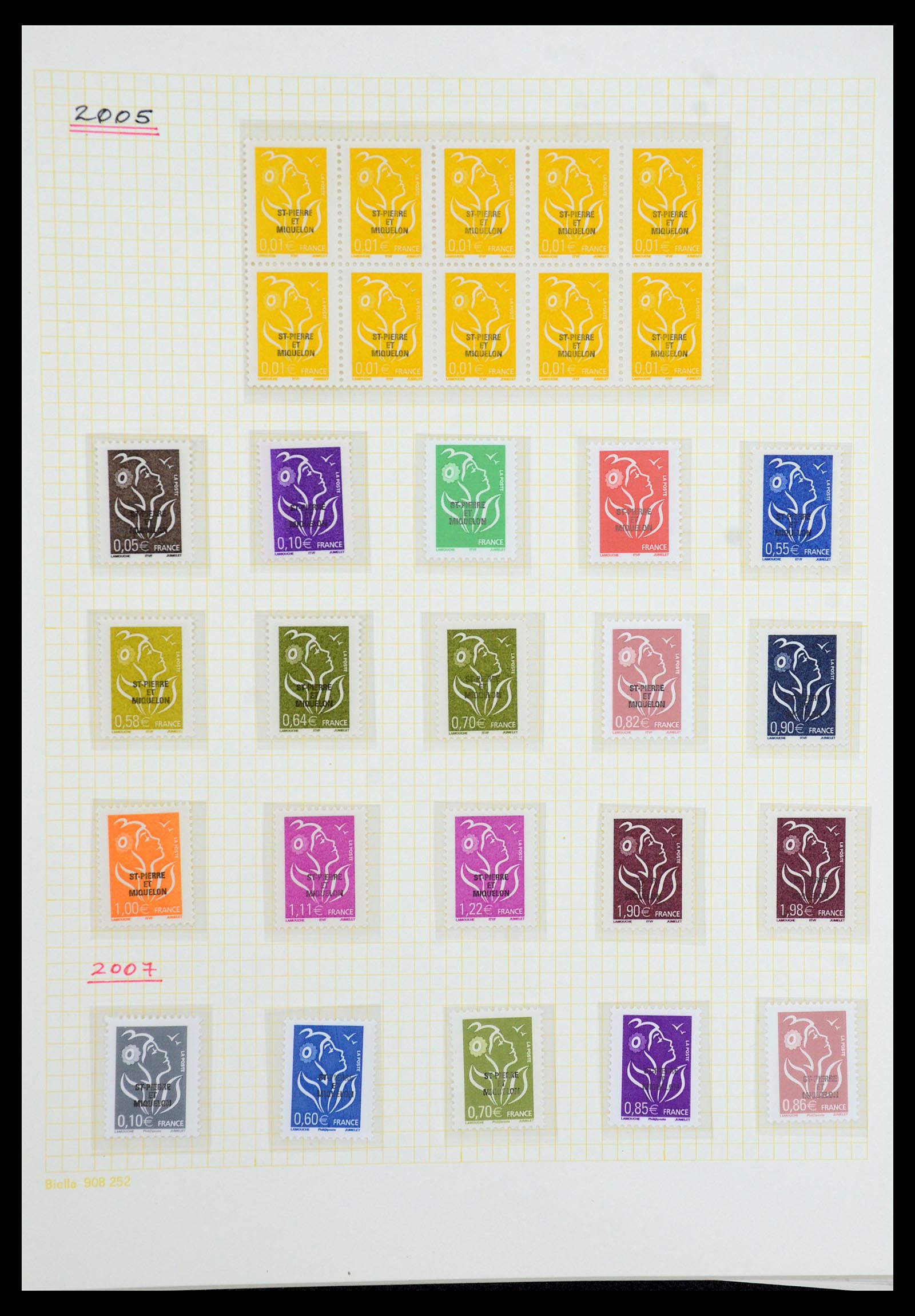 36099 241 - Postzegelverzameling 36099 Franse koloniën 1885-1950.