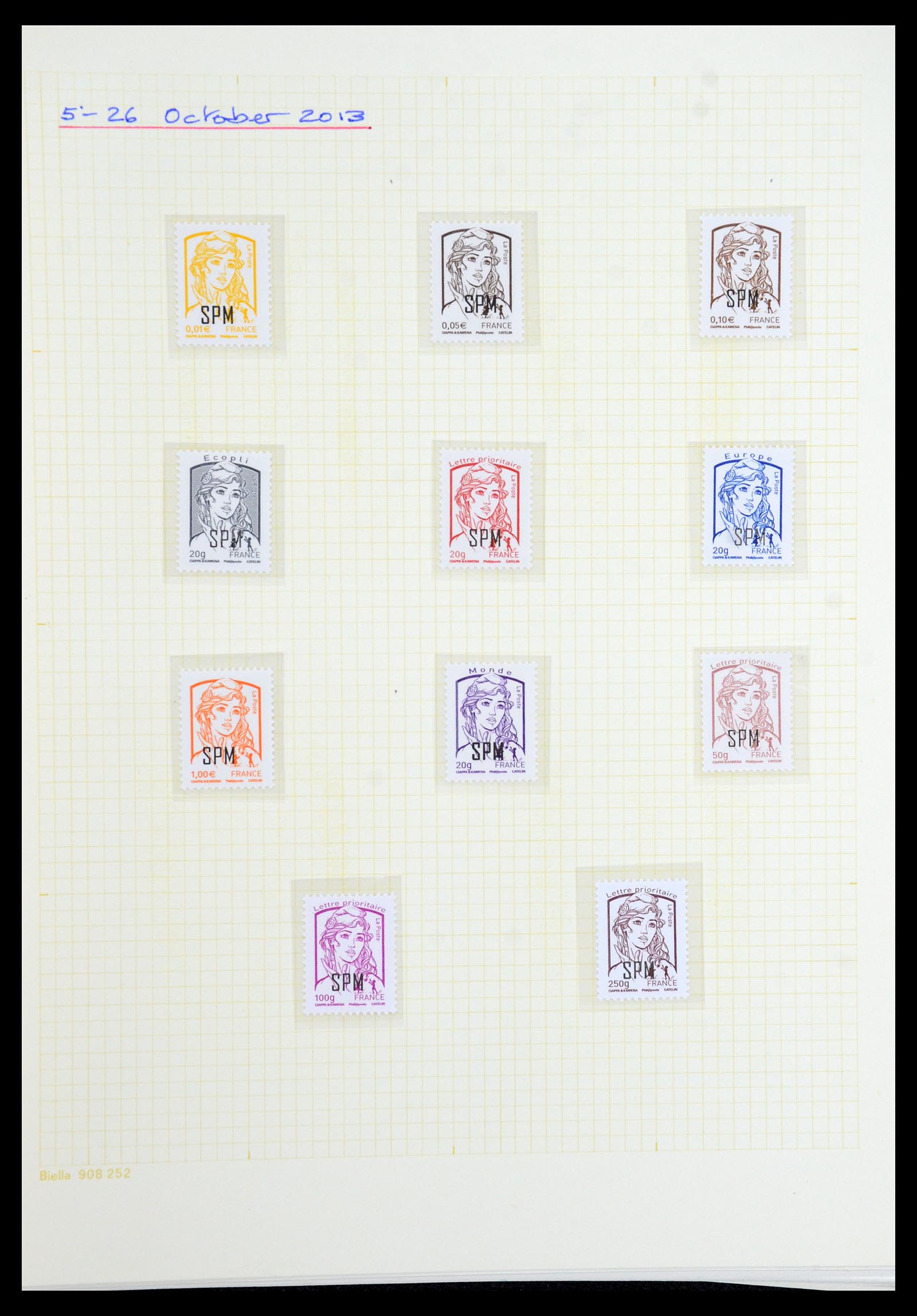 36099 245 - Postzegelverzameling 36099 Franse koloniën 1885-1950.