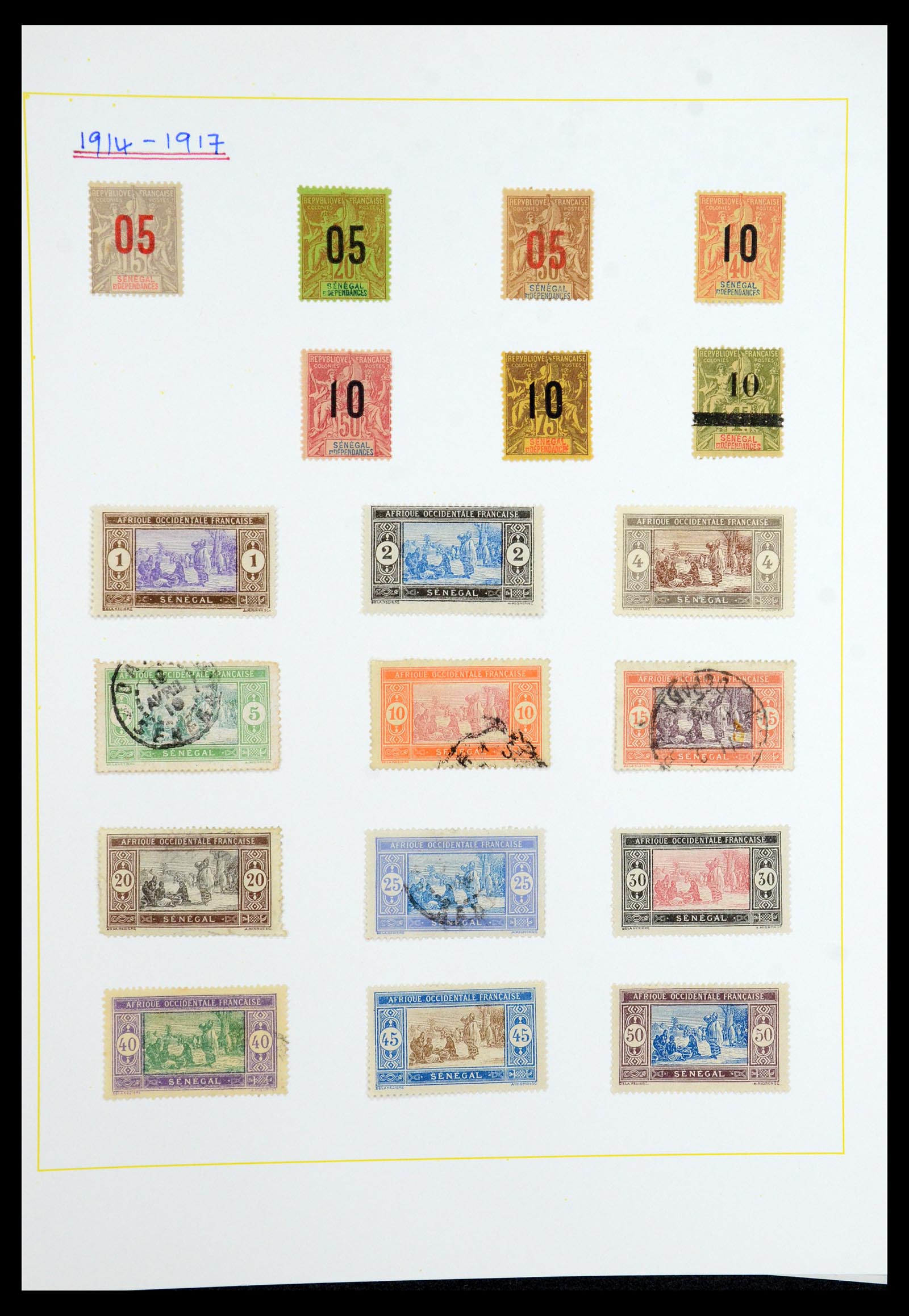 36099 248 - Postzegelverzameling 36099 Franse koloniën 1885-1950.