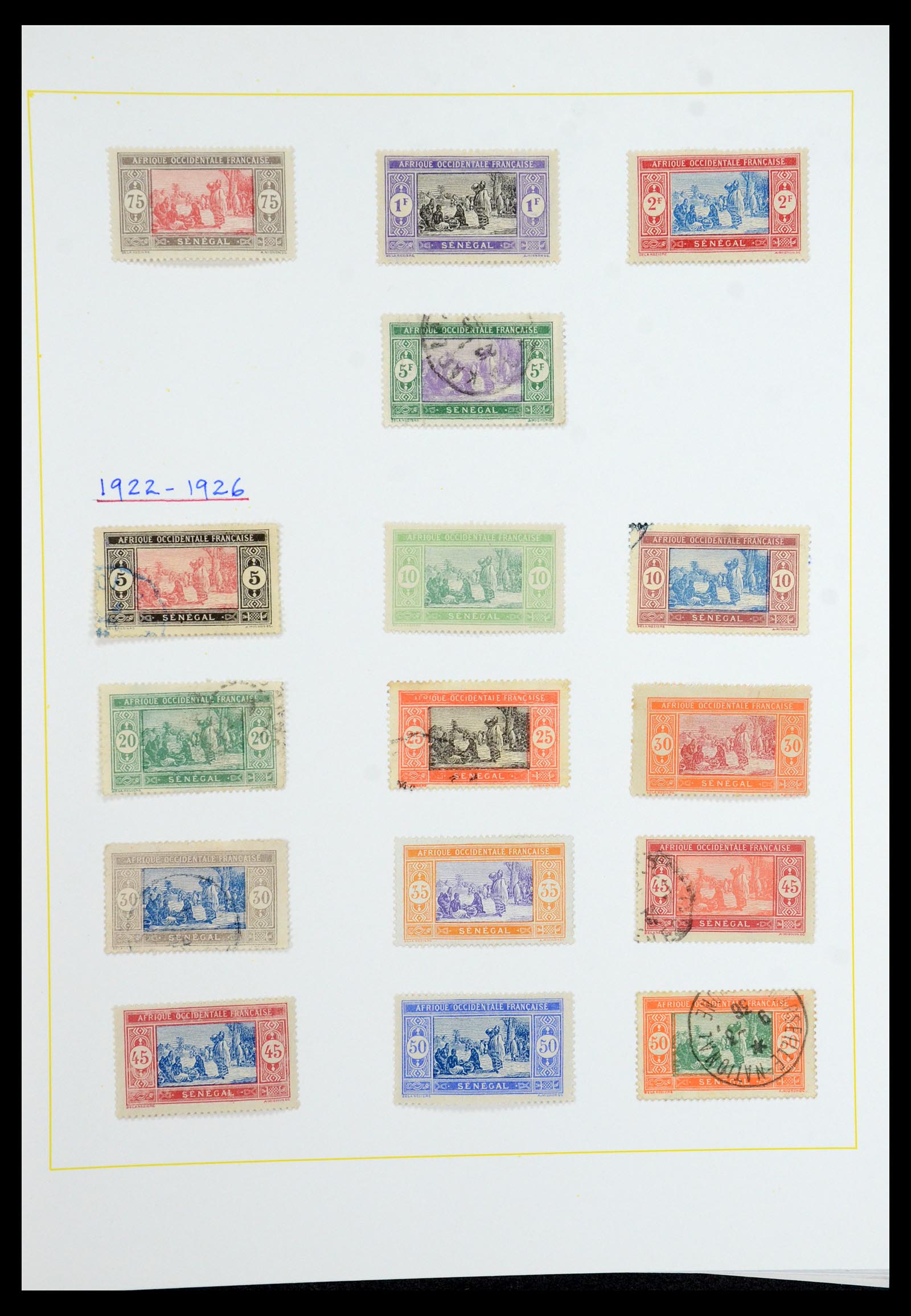 36099 249 - Postzegelverzameling 36099 Franse koloniën 1885-1950.