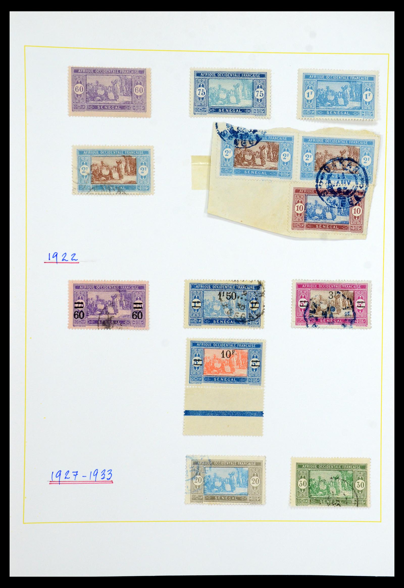 36099 250 - Postzegelverzameling 36099 Franse koloniën 1885-1950.
