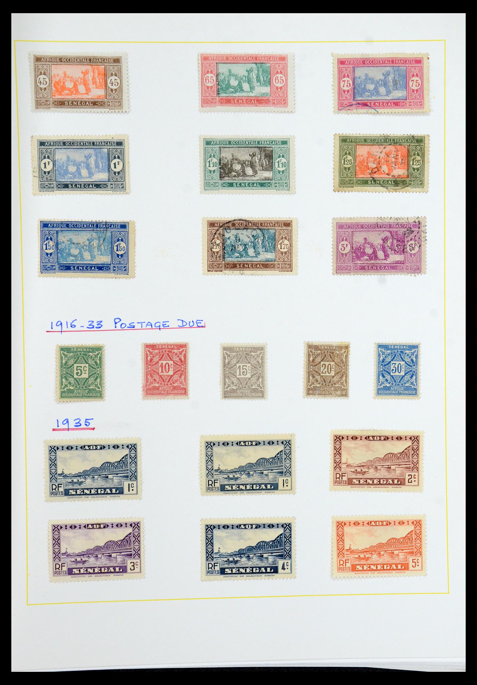 36099 251 - Postzegelverzameling 36099 Franse koloniën 1885-1950.