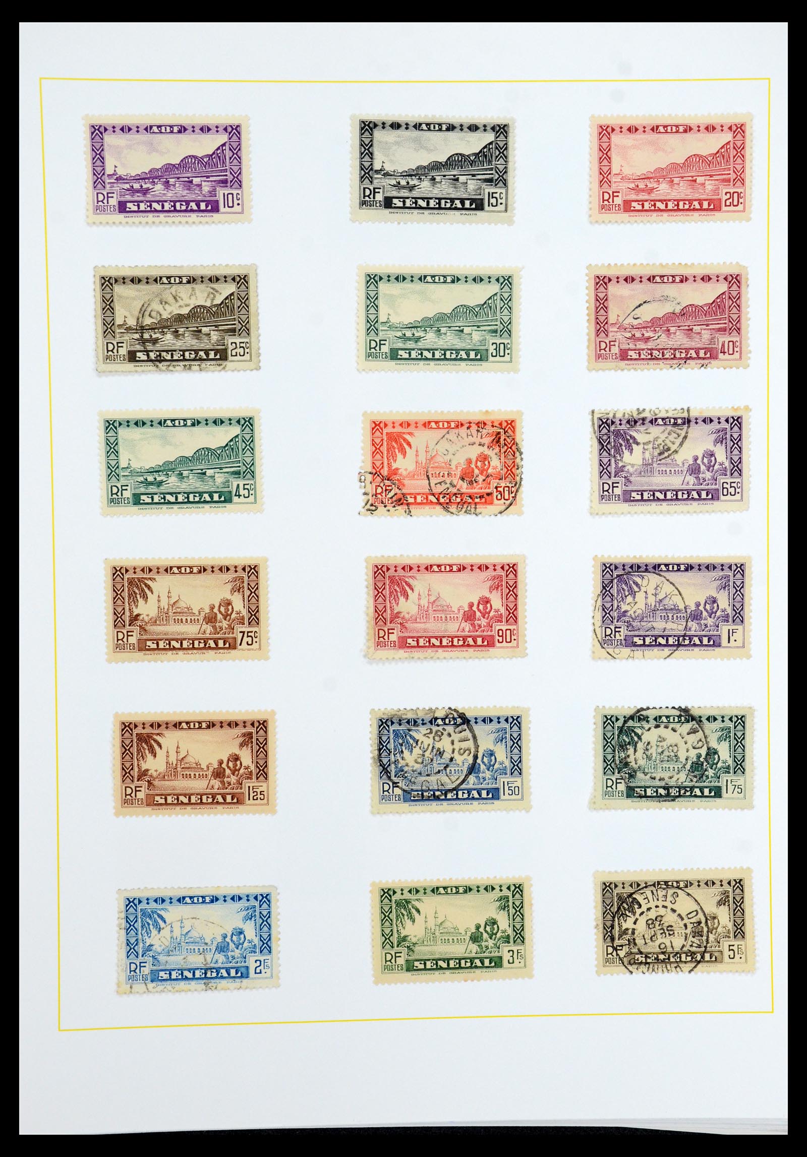 36099 252 - Postzegelverzameling 36099 Franse koloniën 1885-1950.