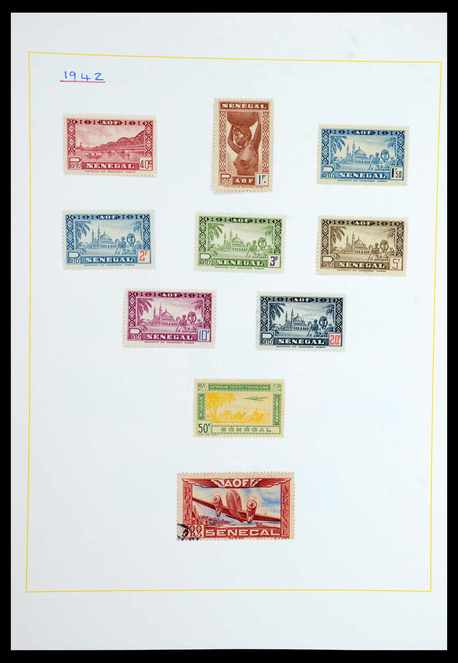 36099 255 - Postzegelverzameling 36099 Franse koloniën 1885-1950.