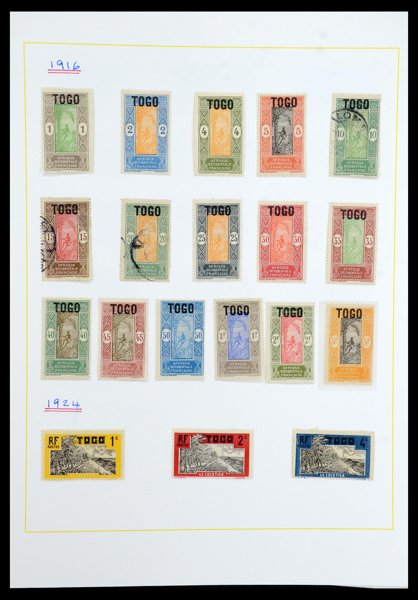 36099 262 - Postzegelverzameling 36099 Franse koloniën 1885-1950.