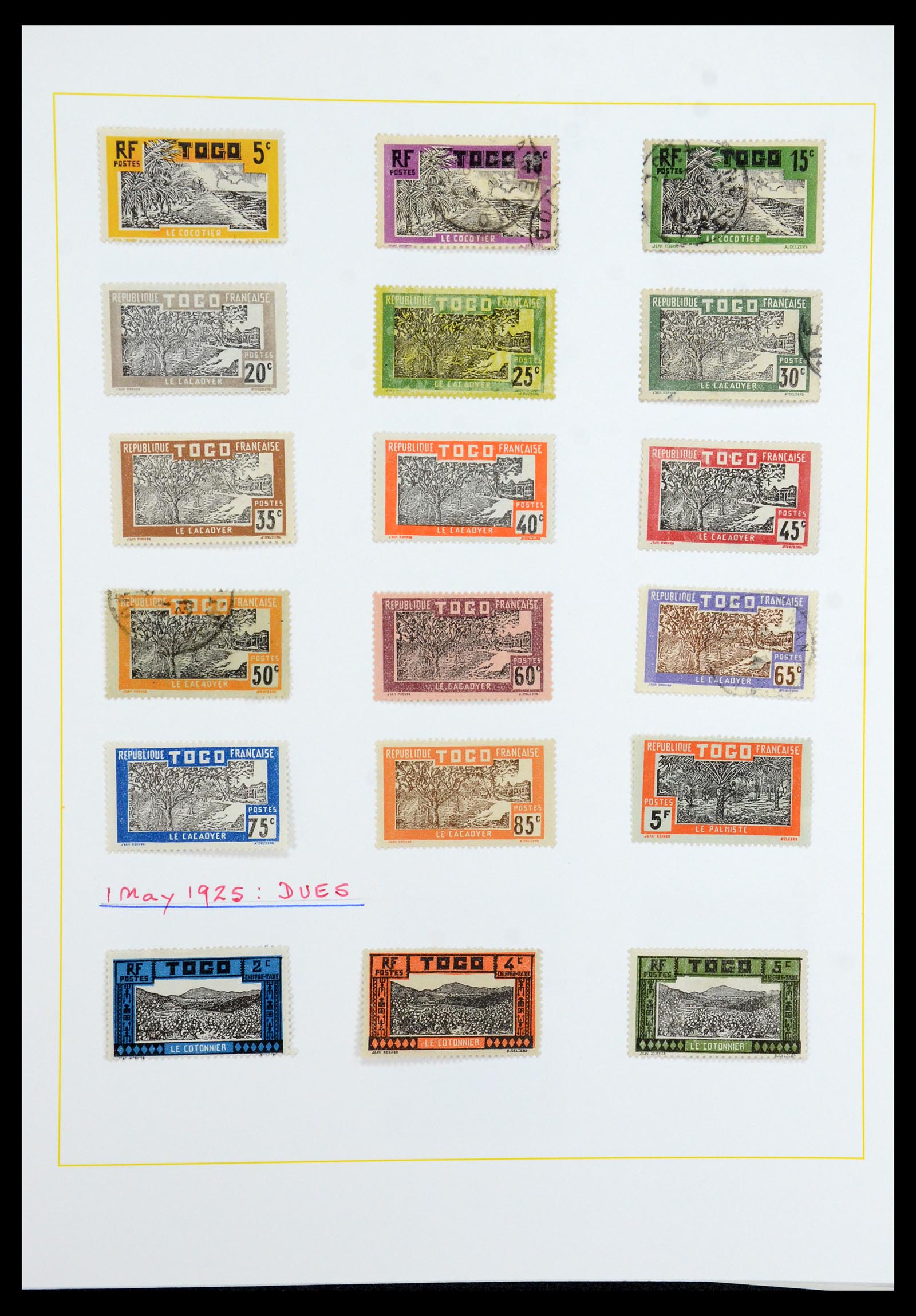 36099 263 - Postzegelverzameling 36099 Franse koloniën 1885-1950.