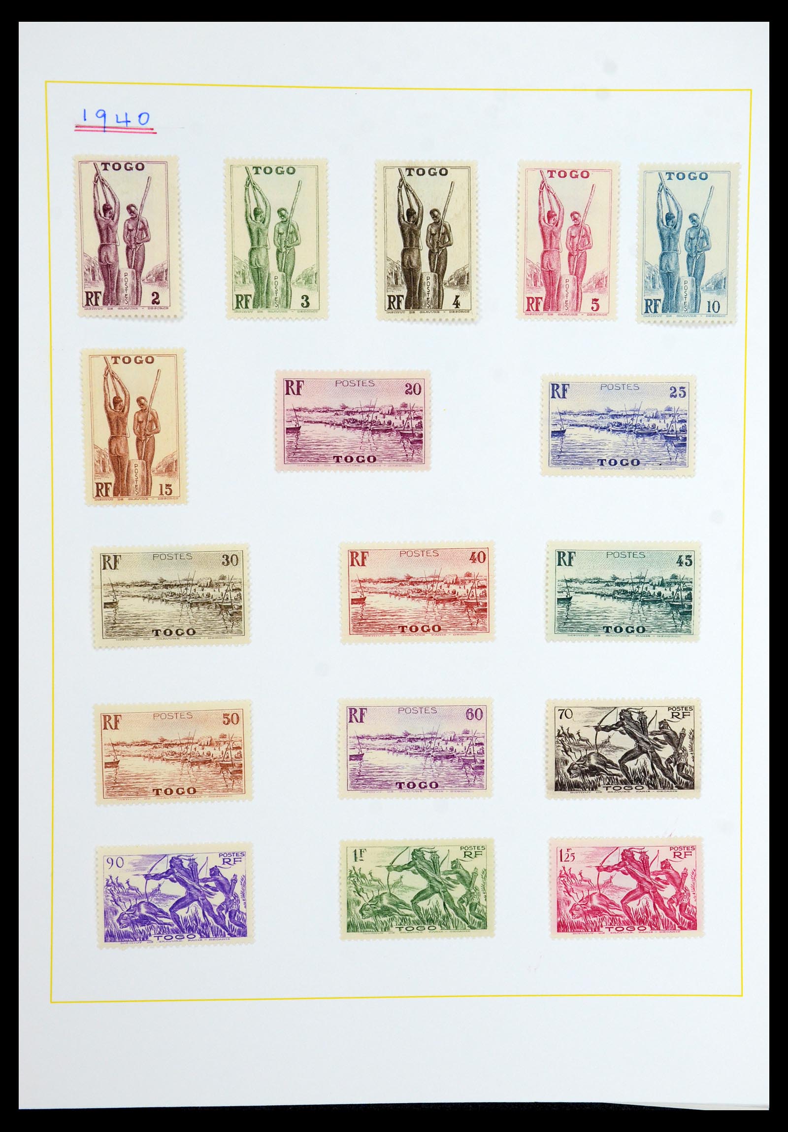 36099 265 - Postzegelverzameling 36099 Franse koloniën 1885-1950.