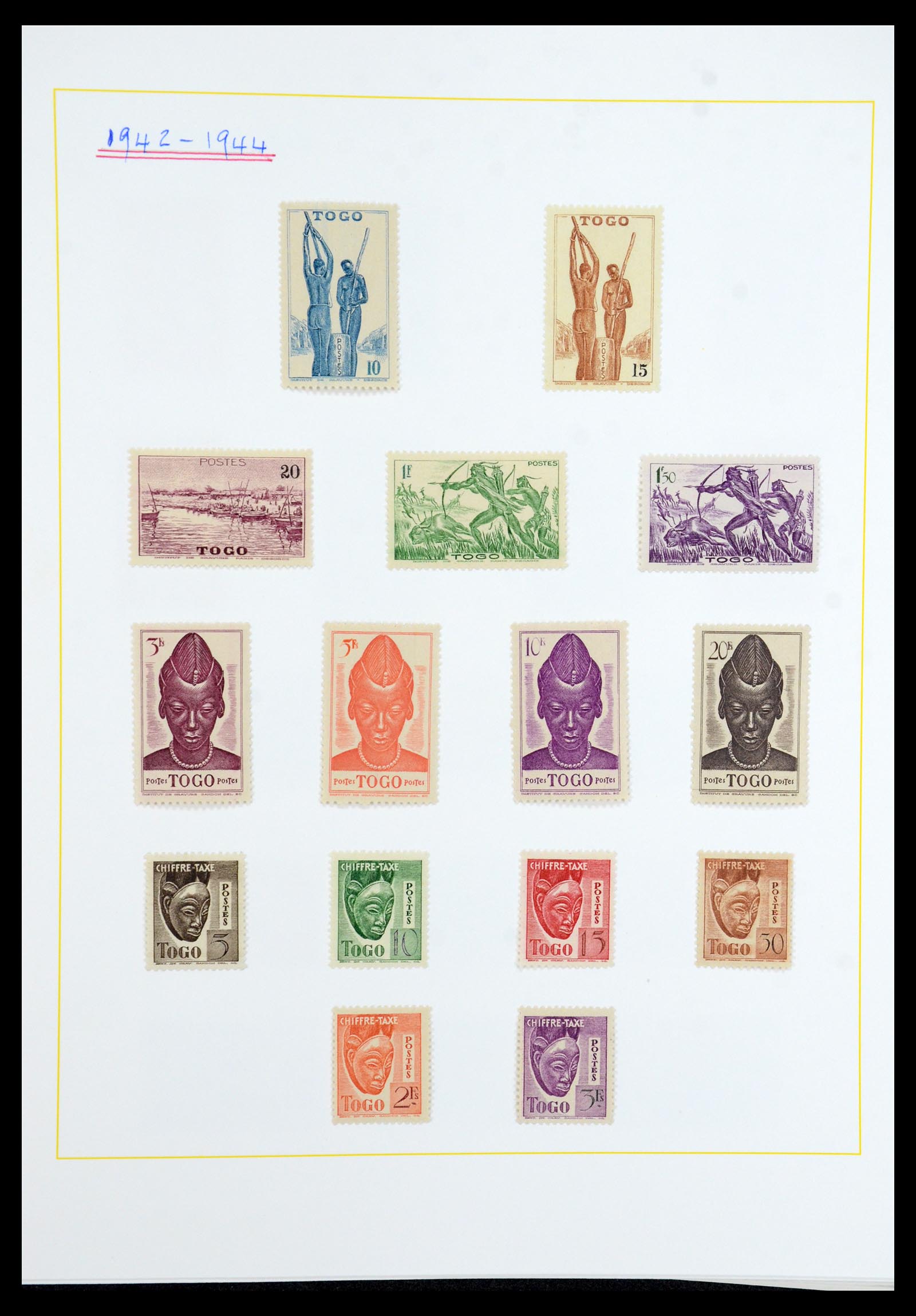 36099 267 - Postzegelverzameling 36099 Franse koloniën 1885-1950.