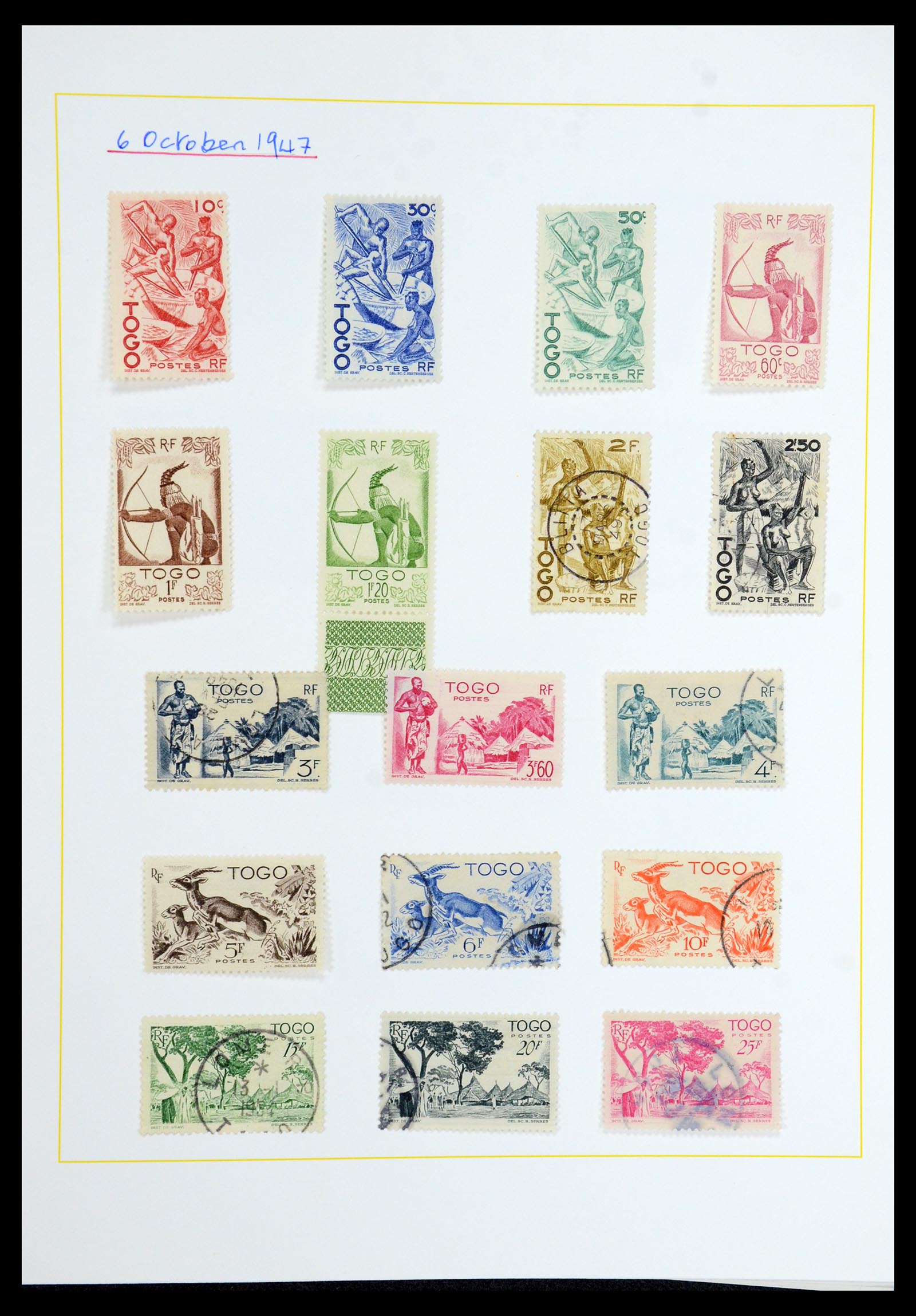 36099 268 - Postzegelverzameling 36099 Franse koloniën 1885-1950.