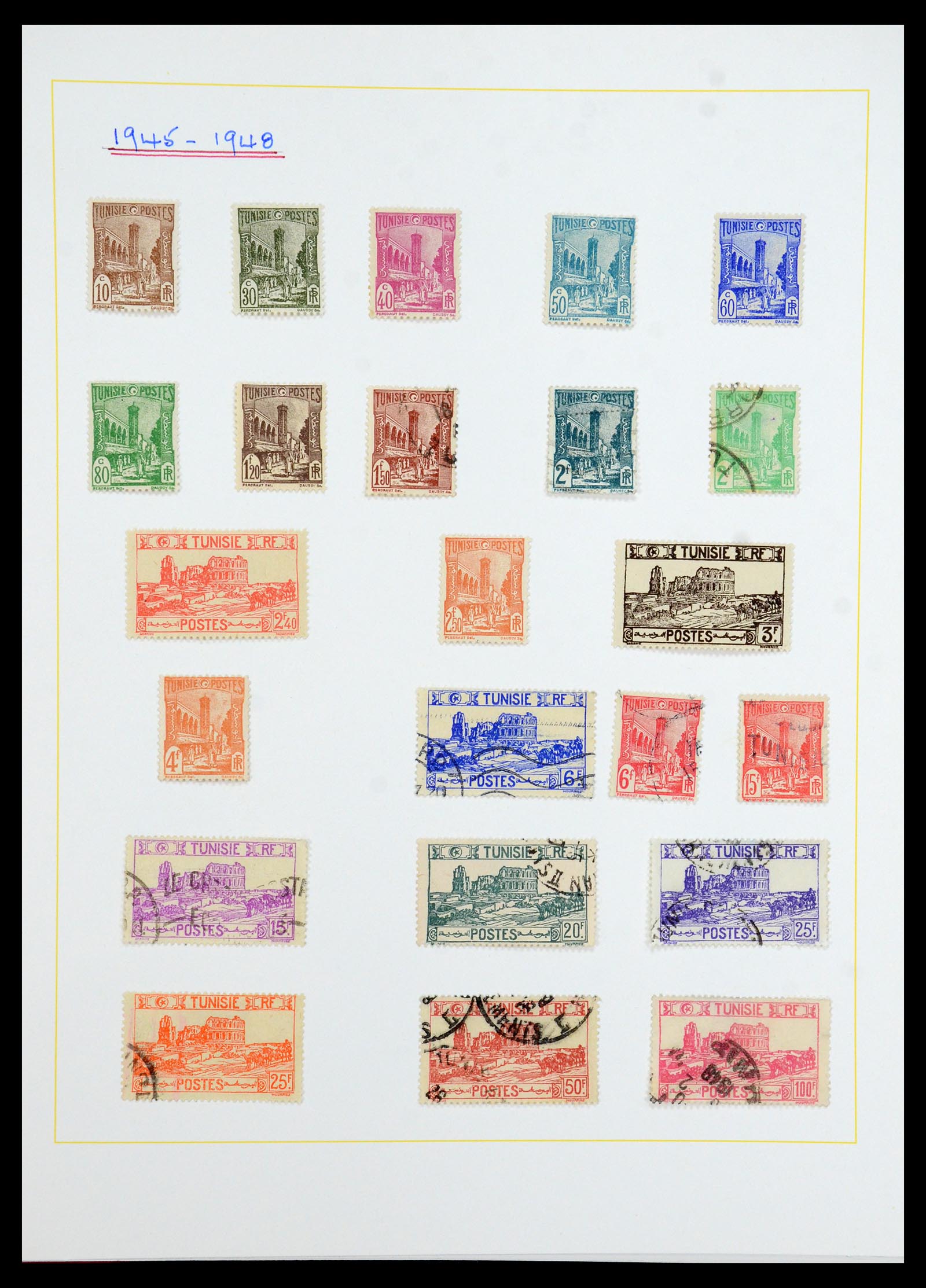 36099 280 - Postzegelverzameling 36099 Franse koloniën 1885-1950.