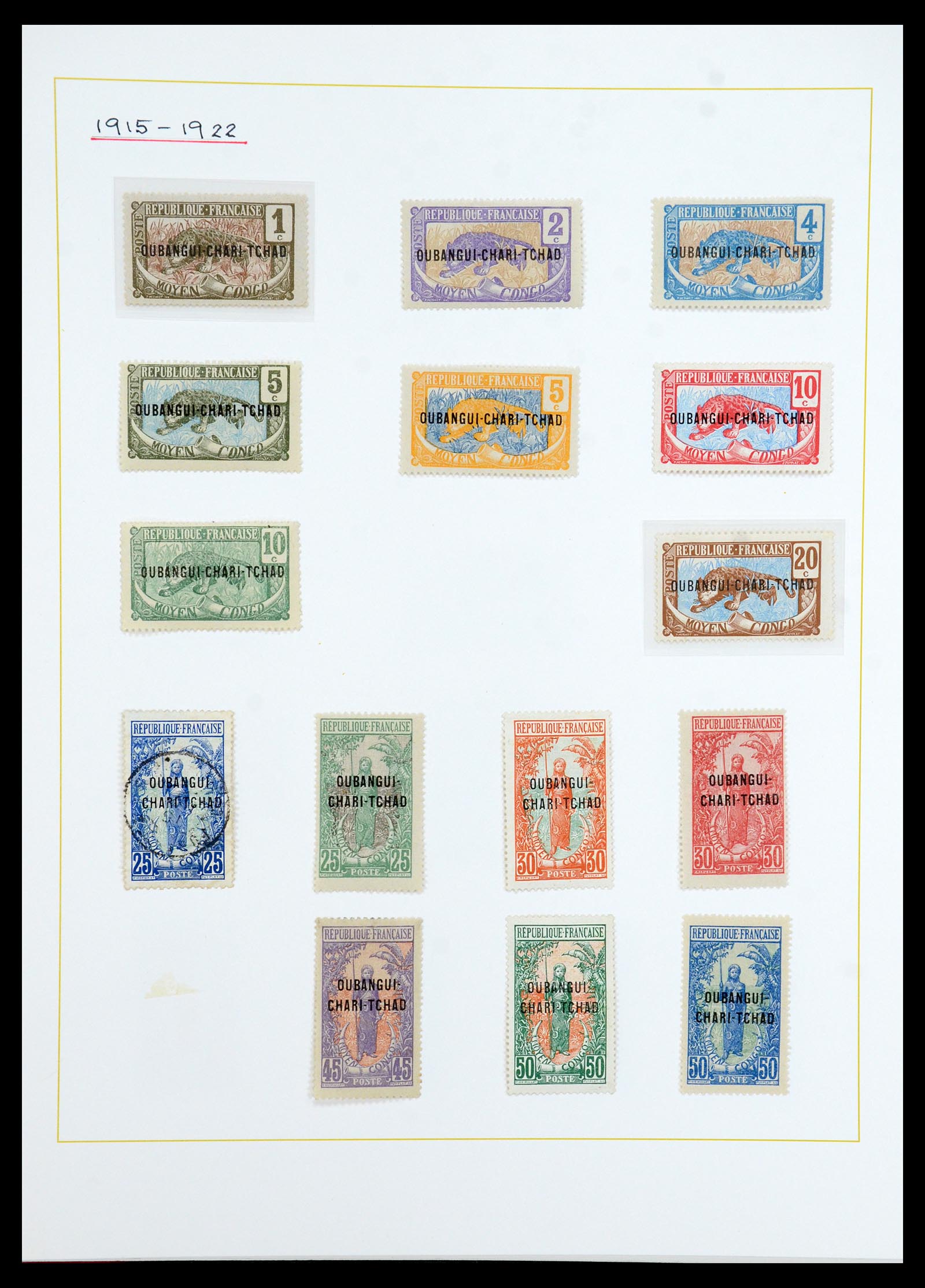 36099 281 - Postzegelverzameling 36099 Franse koloniën 1885-1950.