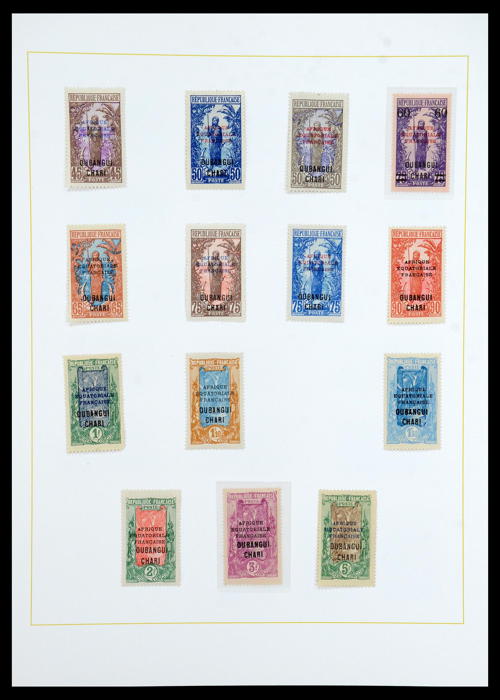 36099 283 - Postzegelverzameling 36099 Franse koloniën 1885-1950.