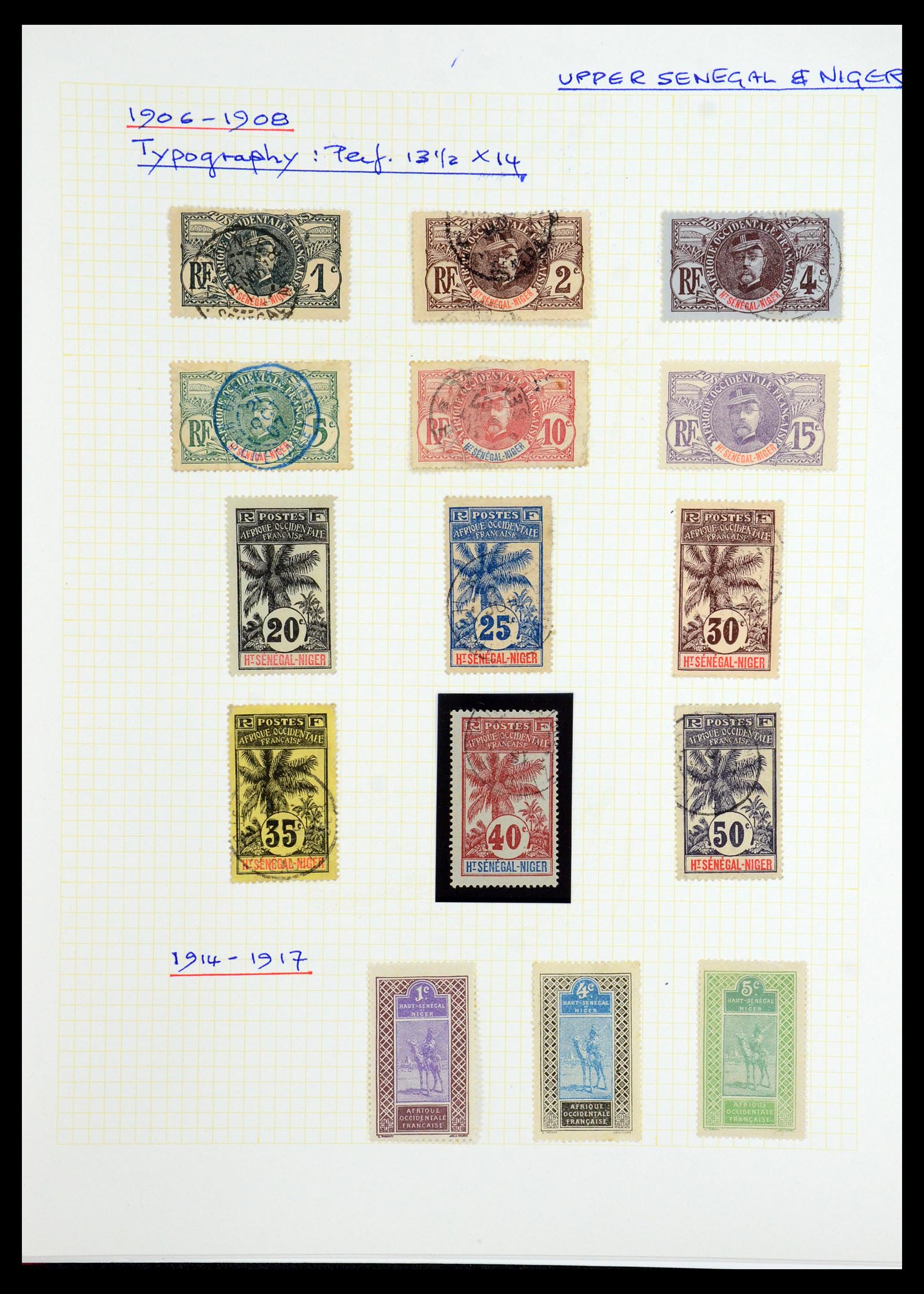 36099 285 - Postzegelverzameling 36099 Franse koloniën 1885-1950.