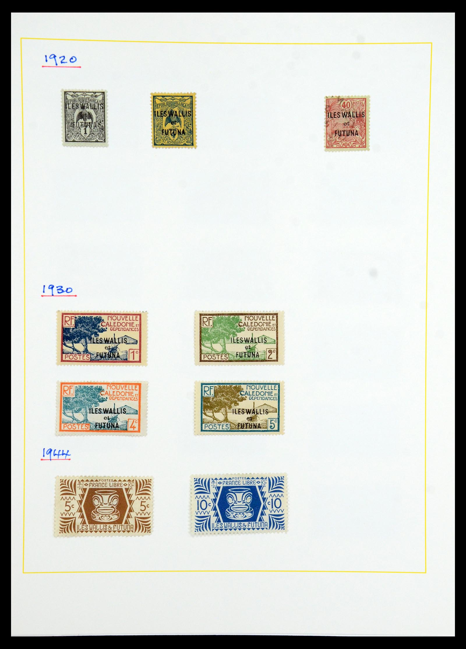 36099 287 - Postzegelverzameling 36099 Franse koloniën 1885-1950.
