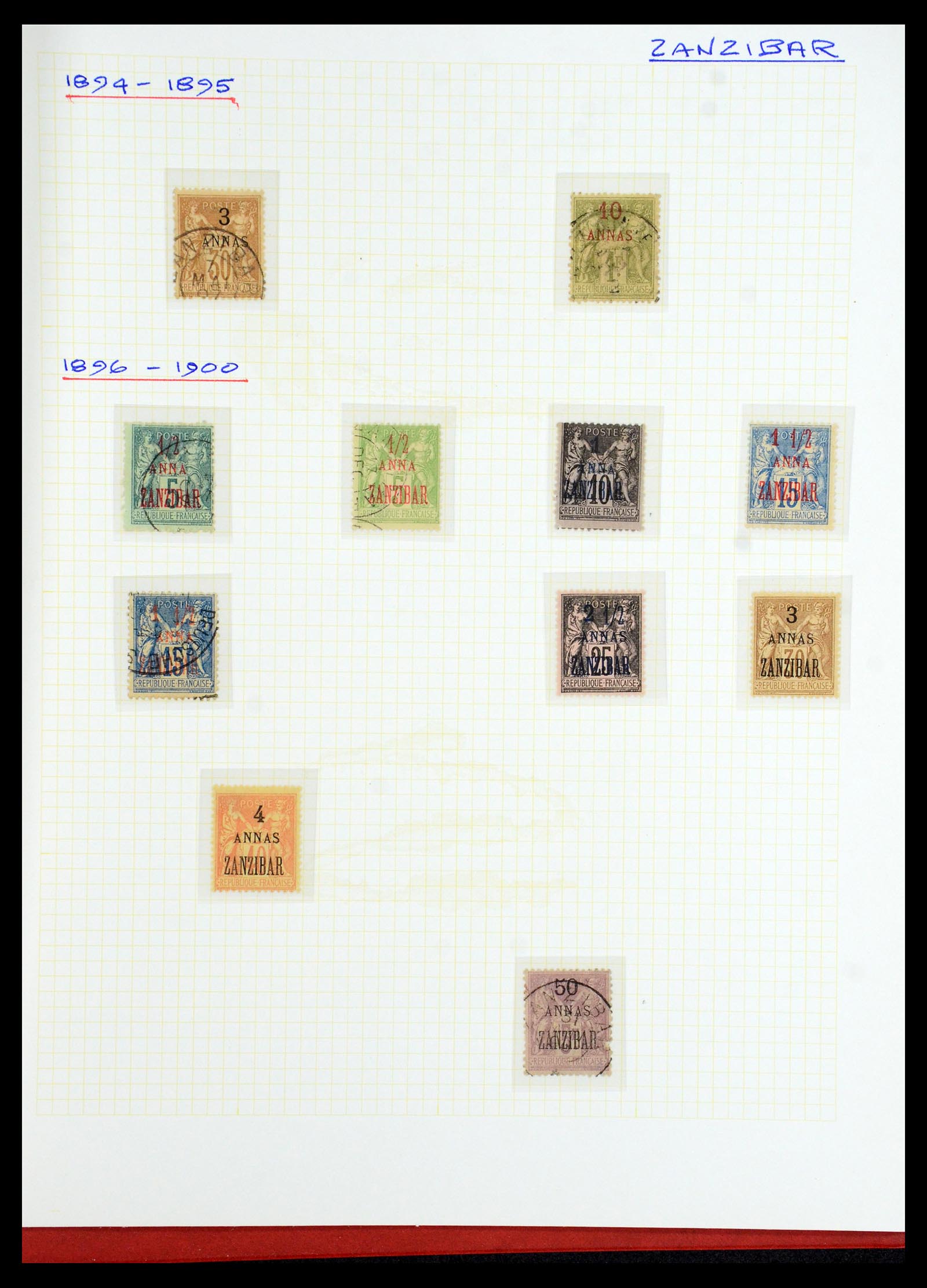 36099 290 - Postzegelverzameling 36099 Franse koloniën 1885-1950.