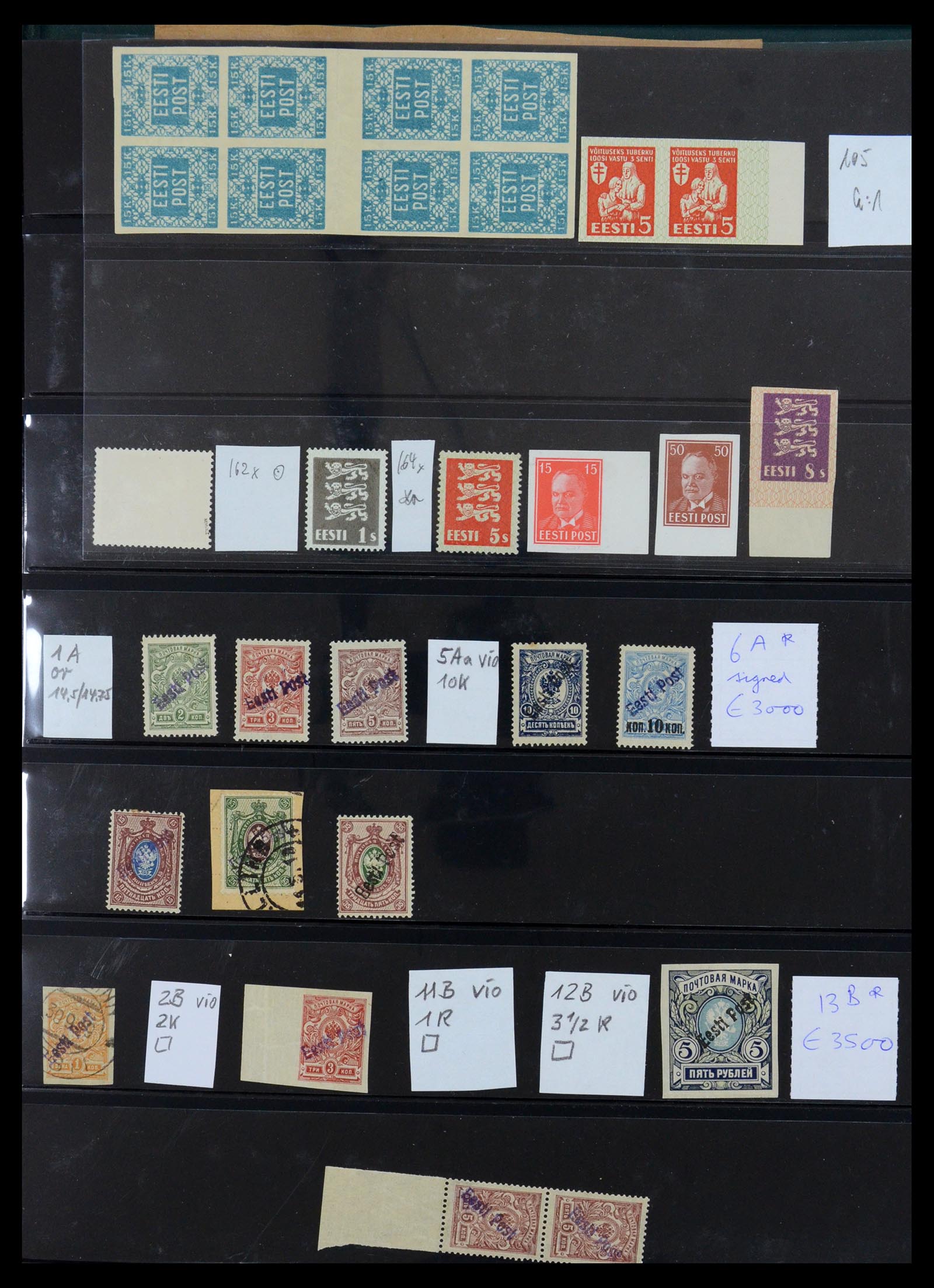 36105 001 - Stamp collection 36105 Estonia specialised 1918-2019!