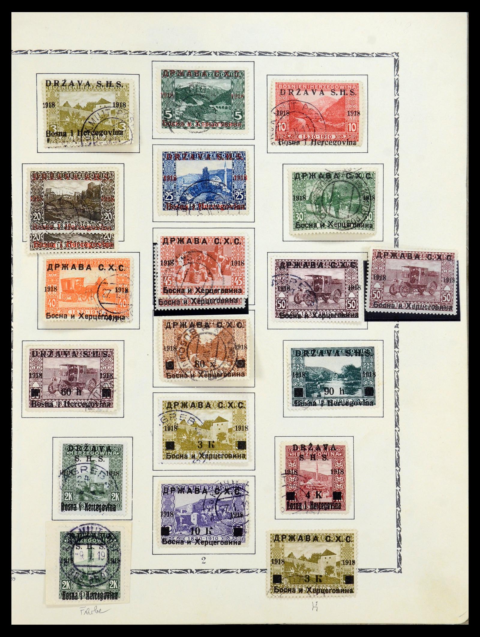 36107 003 - Postzegelverzameling 36107 Joegoslavië 1918-2003.
