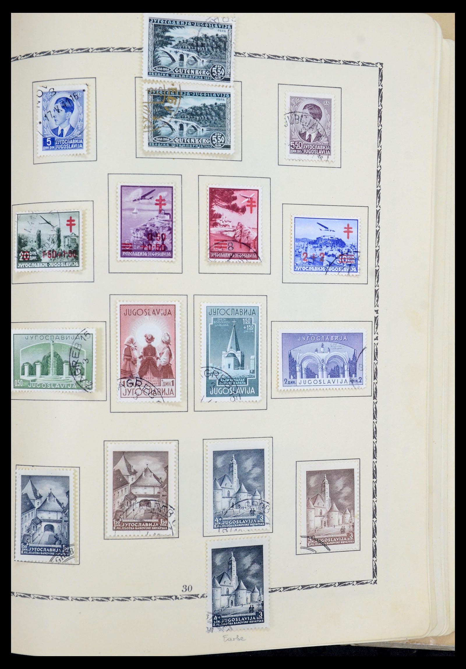 36107 049 - Postzegelverzameling 36107 Joegoslavië 1918-2003.