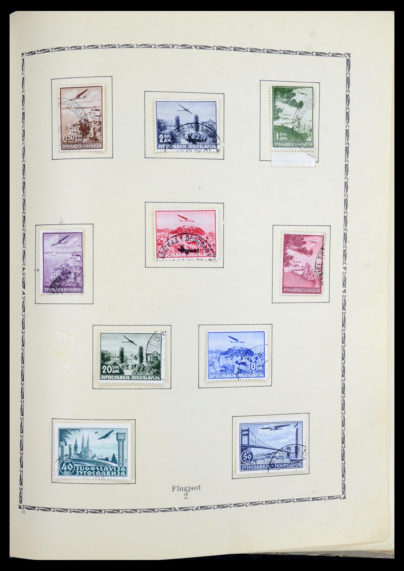 36107 052 - Postzegelverzameling 36107 Joegoslavië 1918-2003.