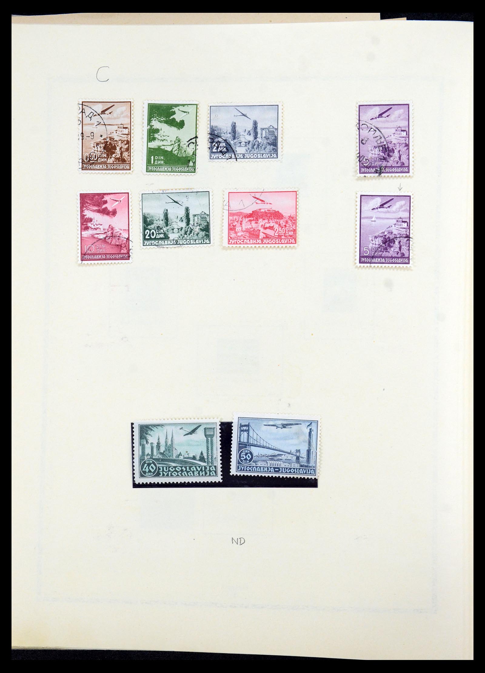 36107 053 - Postzegelverzameling 36107 Joegoslavië 1918-2003.